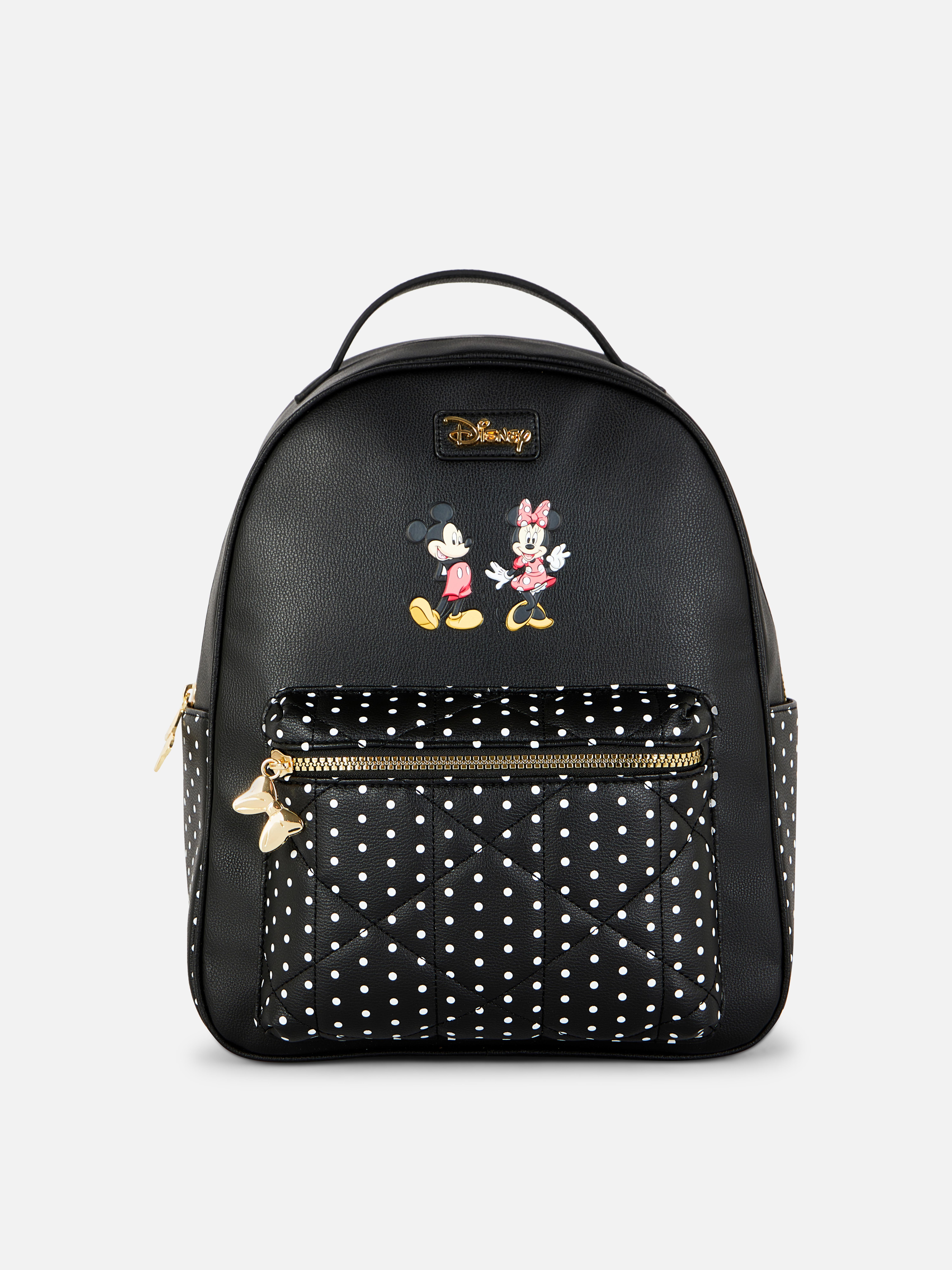 Women s Black Disney s Mickey and Minnie Mouse Backpack Primark