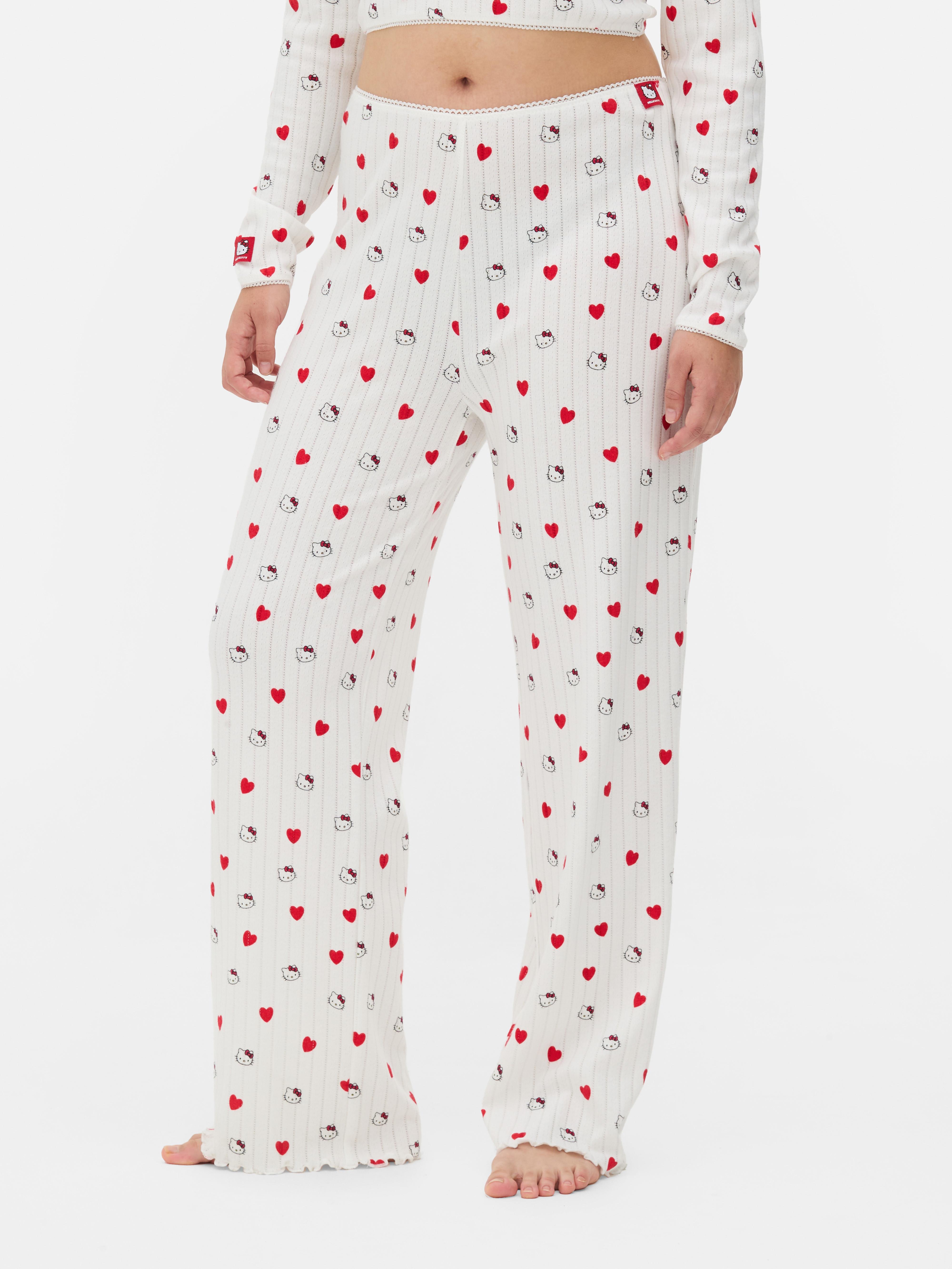 Pantalón de pijama de pointelle de Hello Kitty