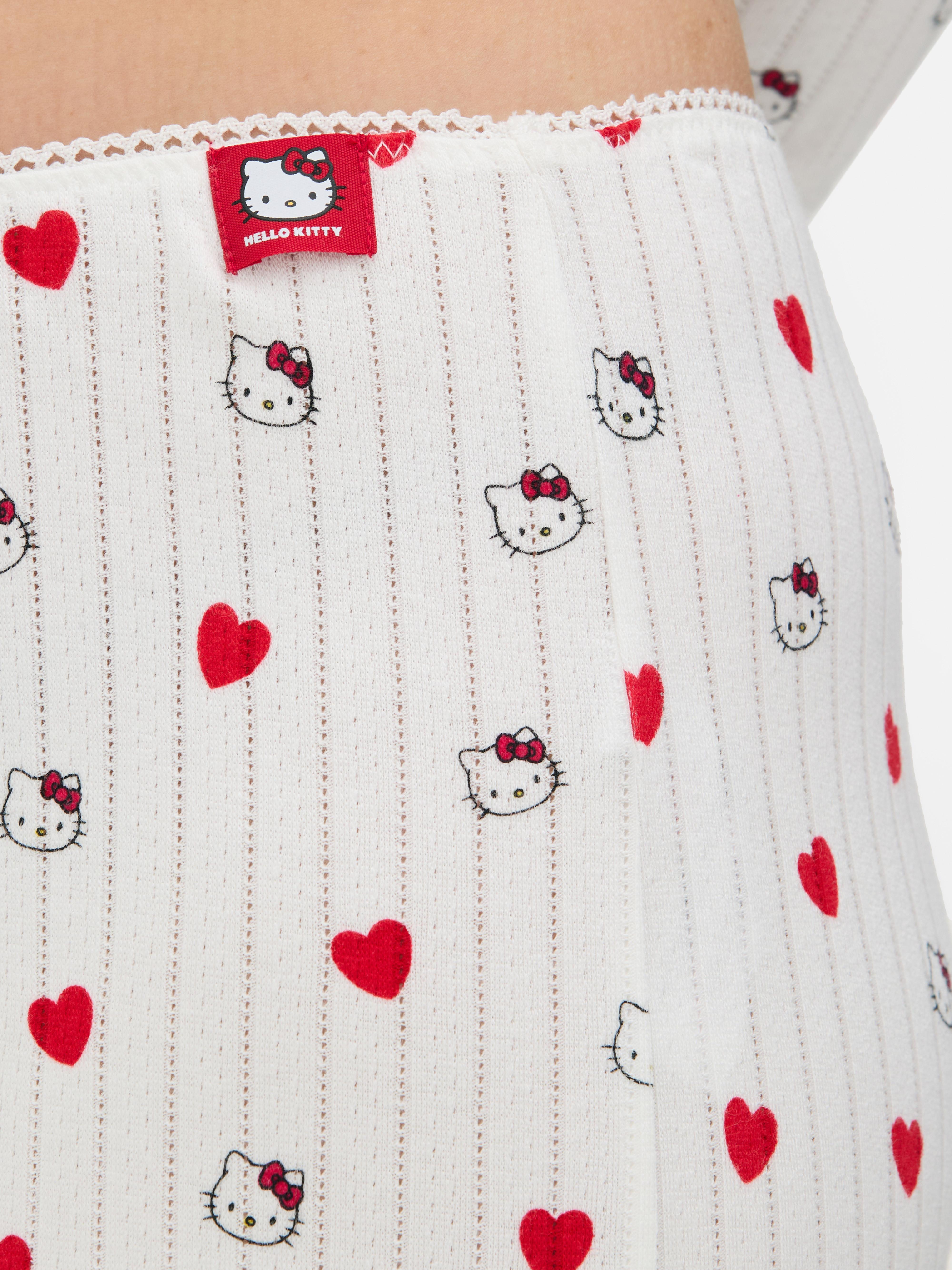 Pantalón de pijama de pointelle de Hello Kitty