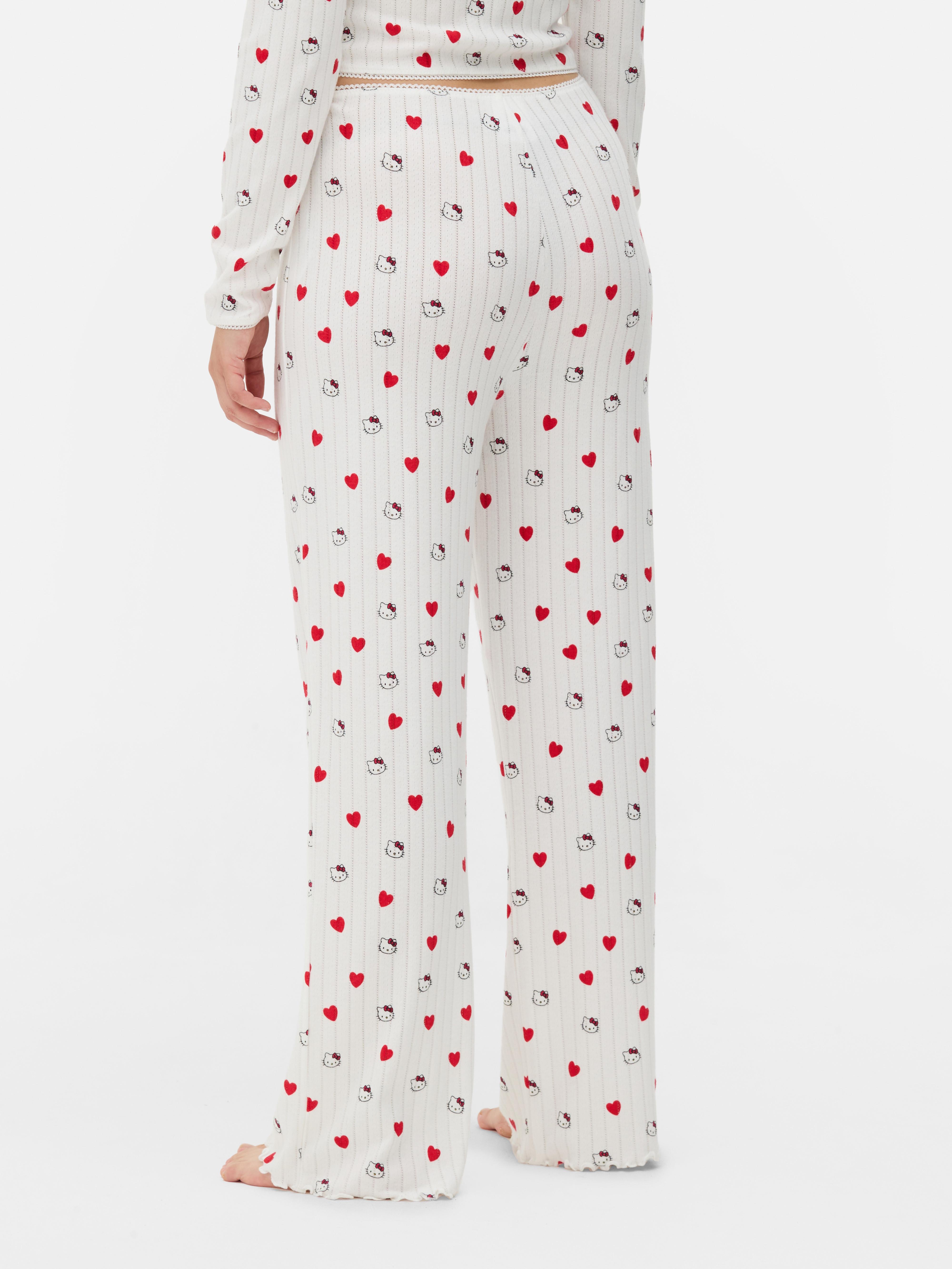 Pantalón de pijama de pointelle de Hello Kitty