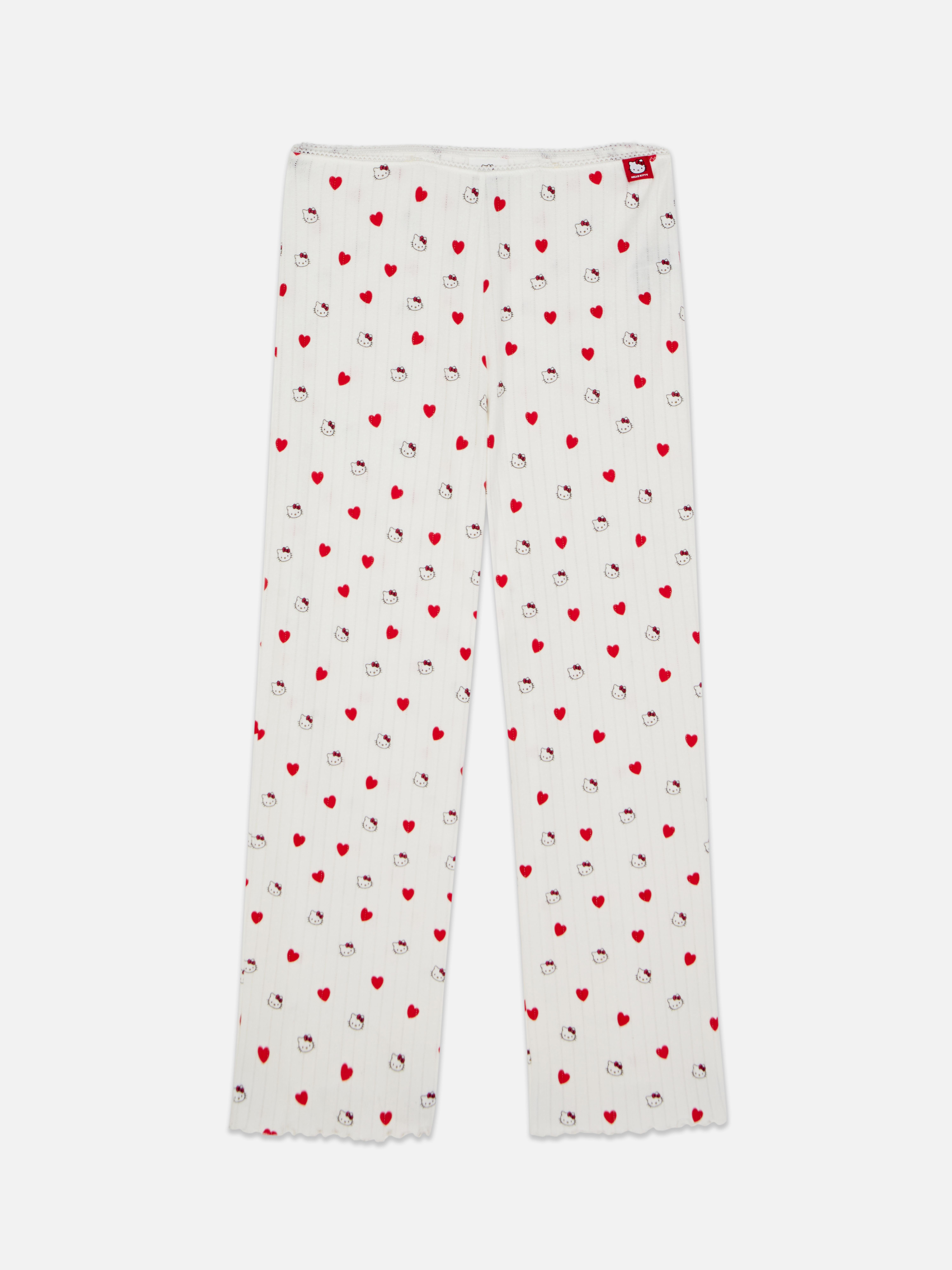Pantalón de pijama de pointelle de Hello Kitty