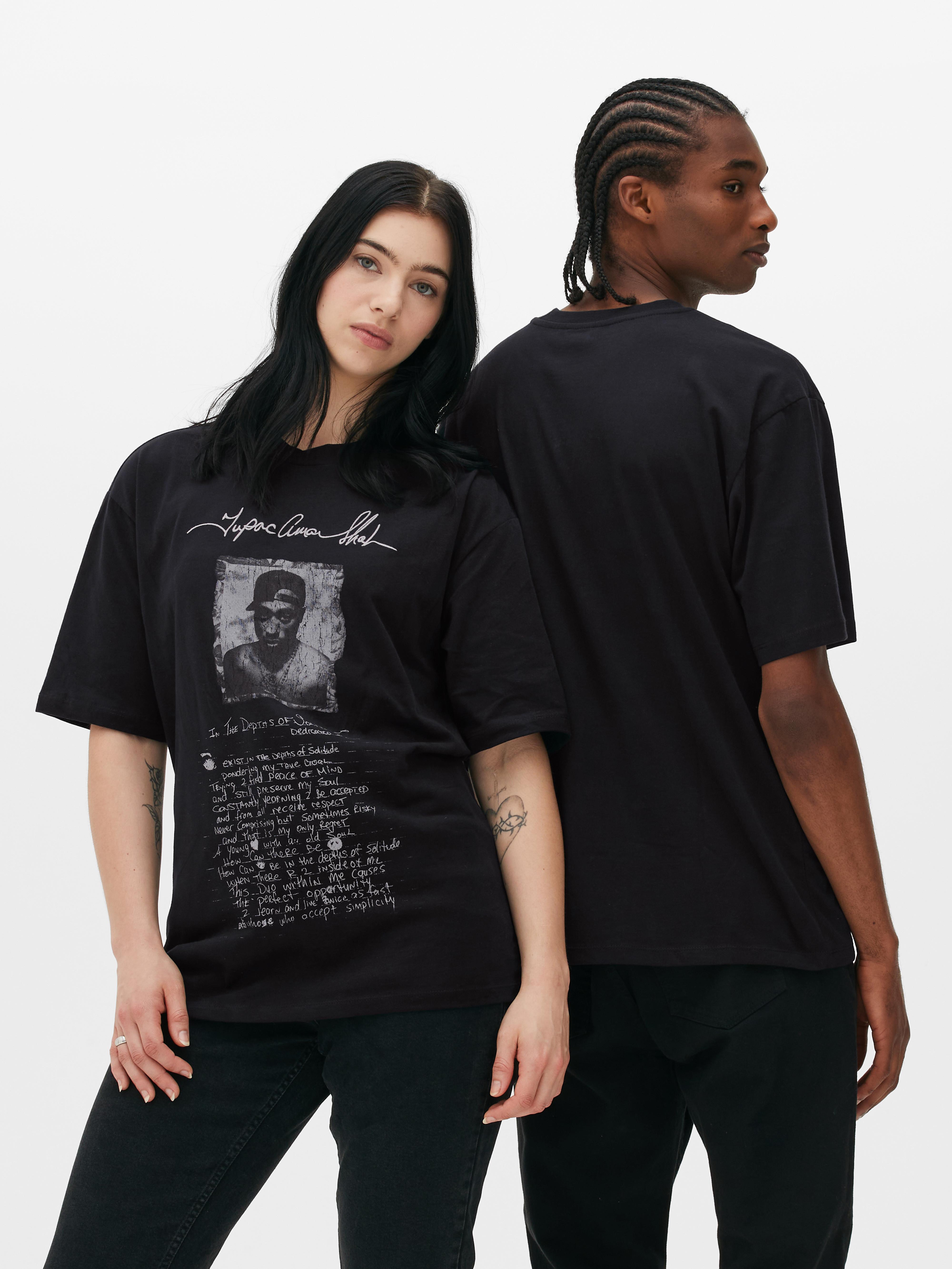 Tupac dalszöveg-mintás póló