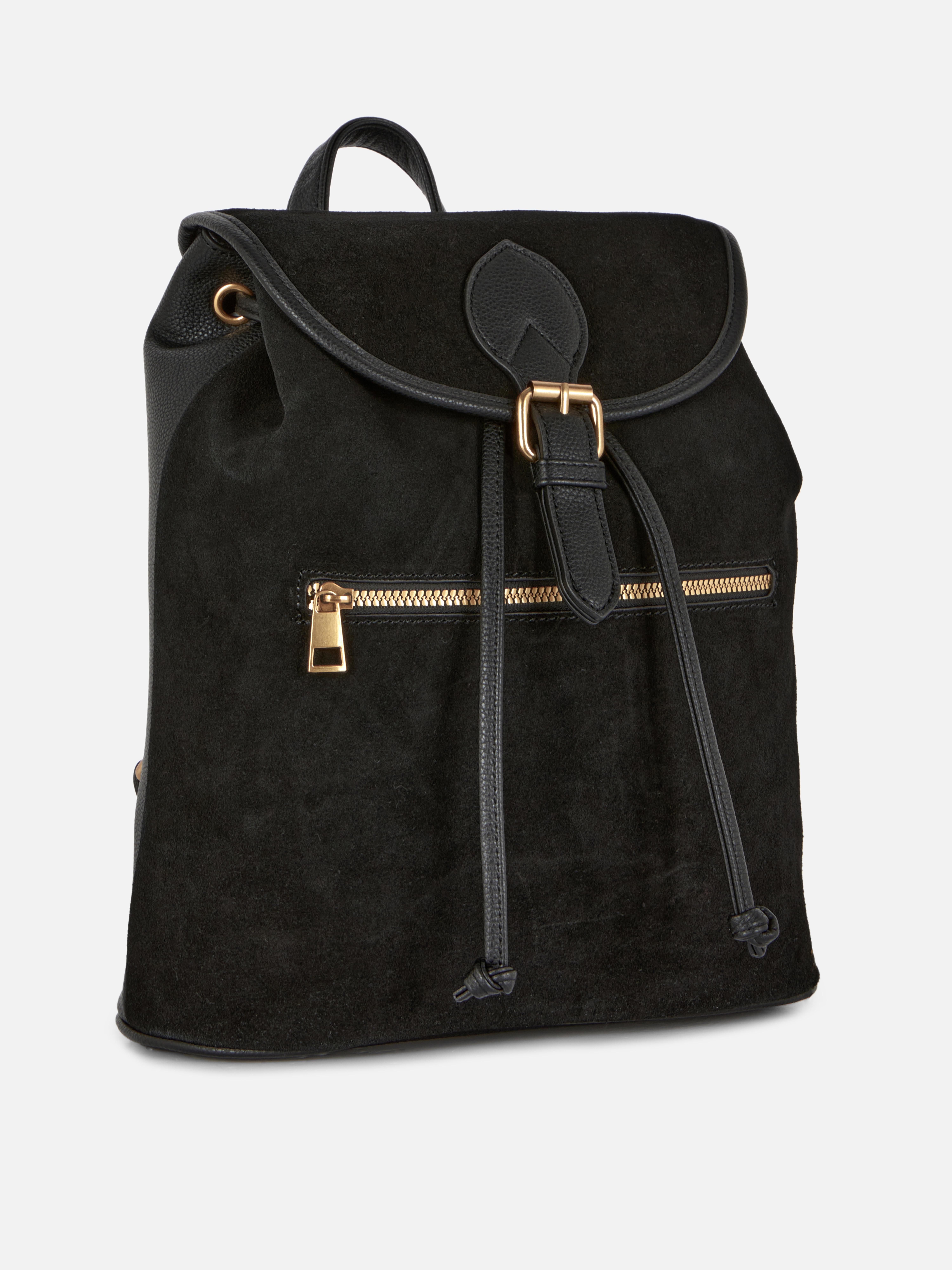 Rugzak van suedine Zwart Dames Primark