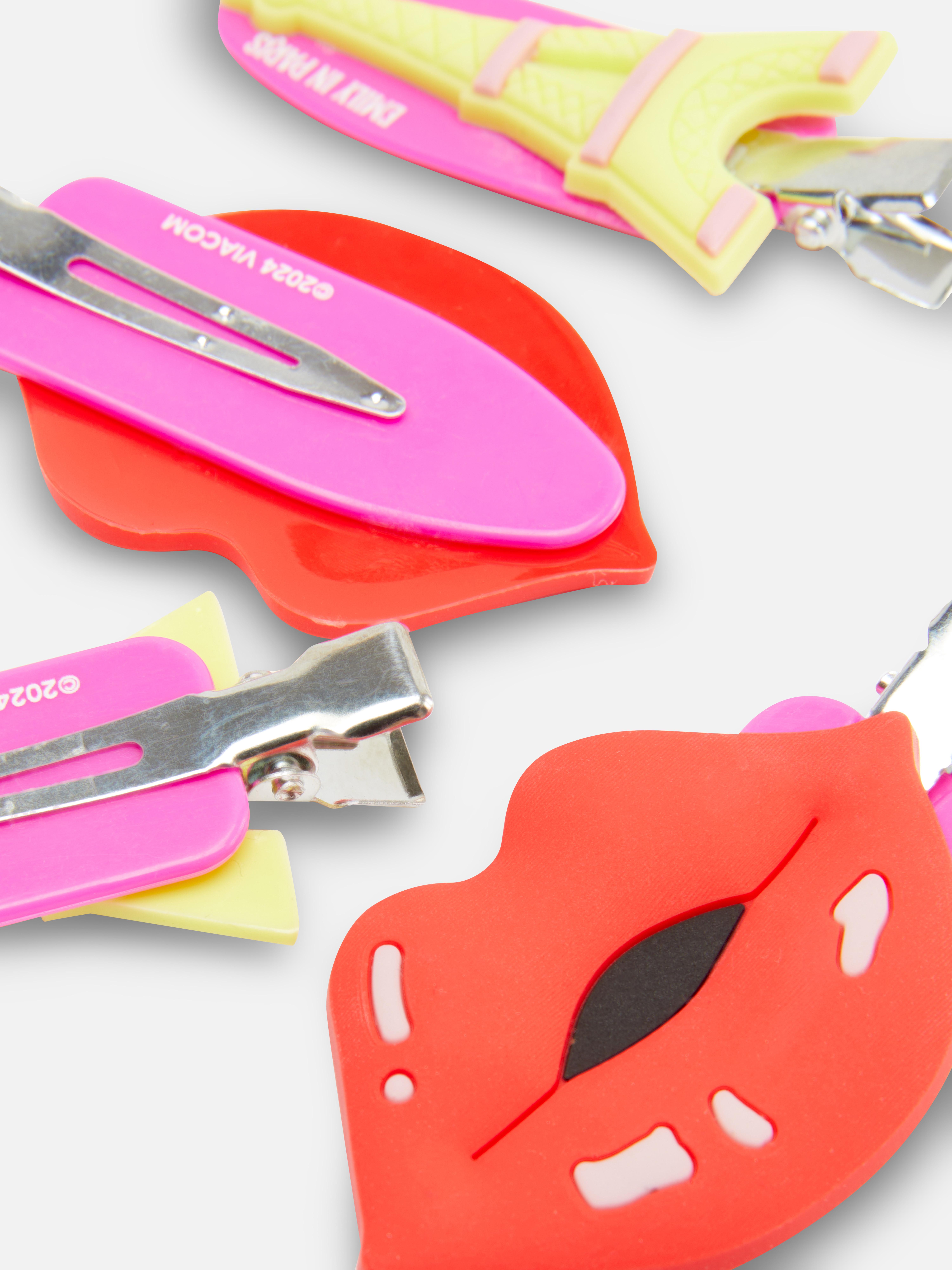 Womens Multi Emily in Paris NoDent Hair Clips Primark