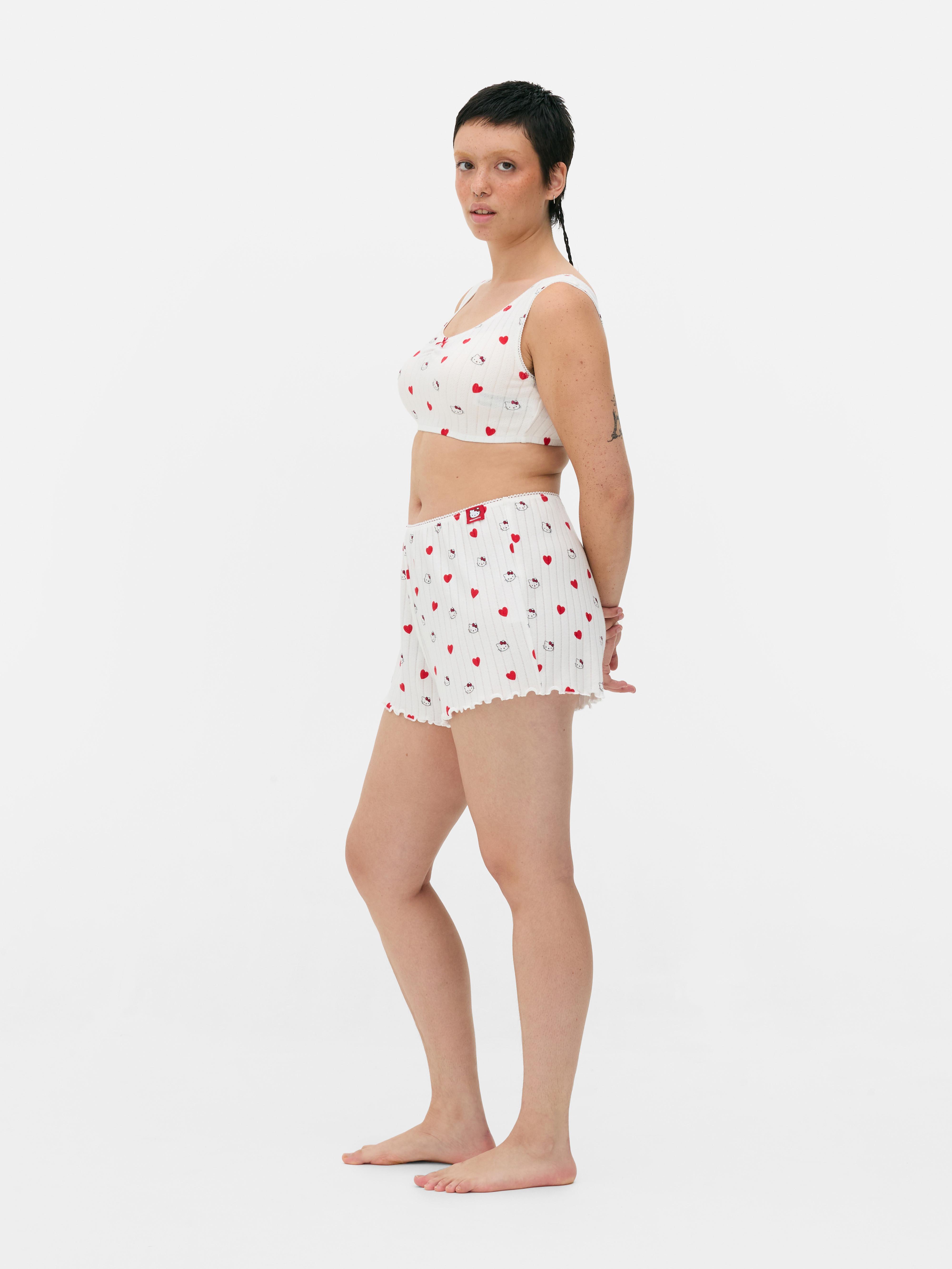 Pantalones de pijama de pointelle de Hello Kitty