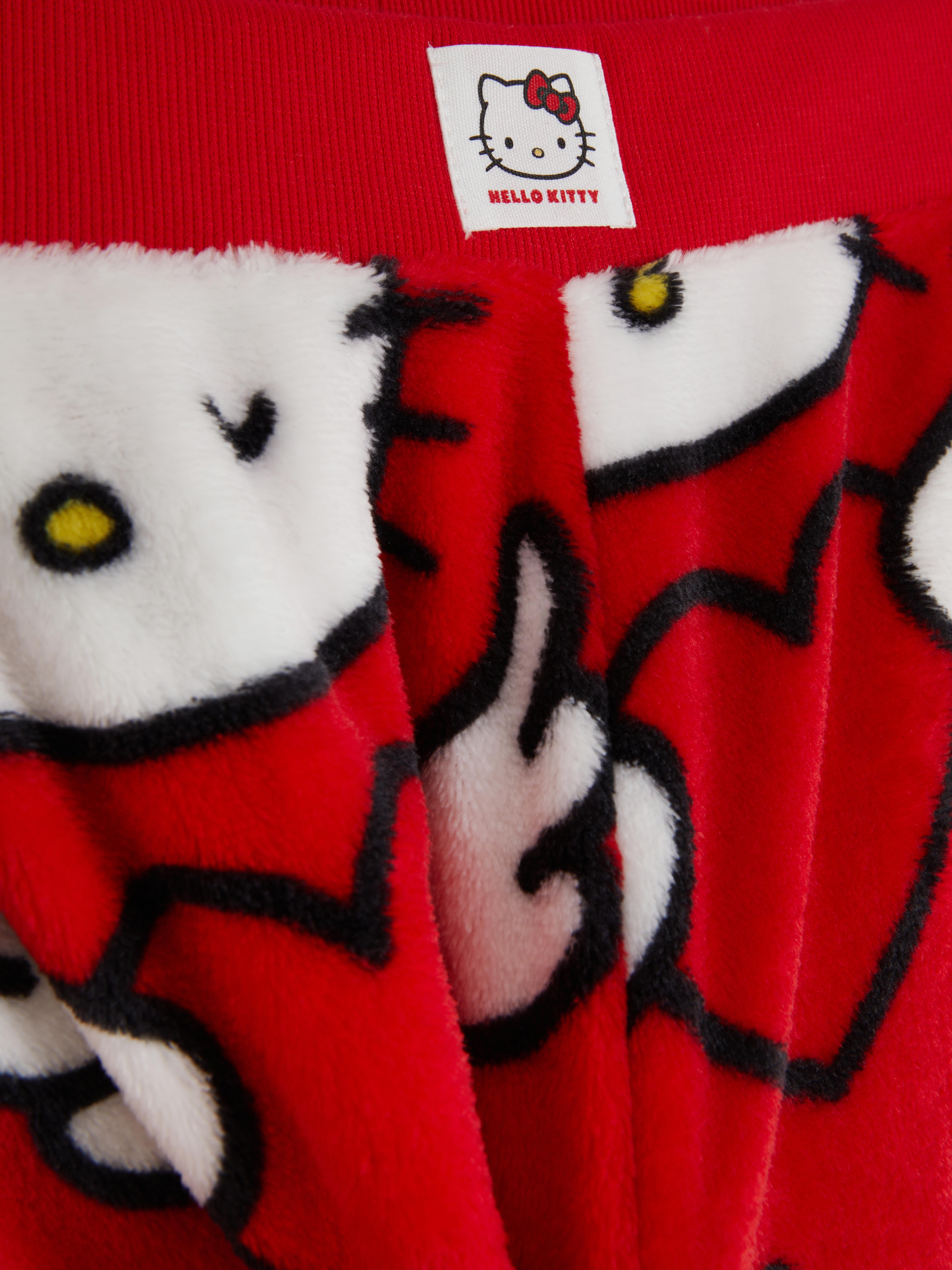 Flísové pyžamové nohavice Hello Kitty