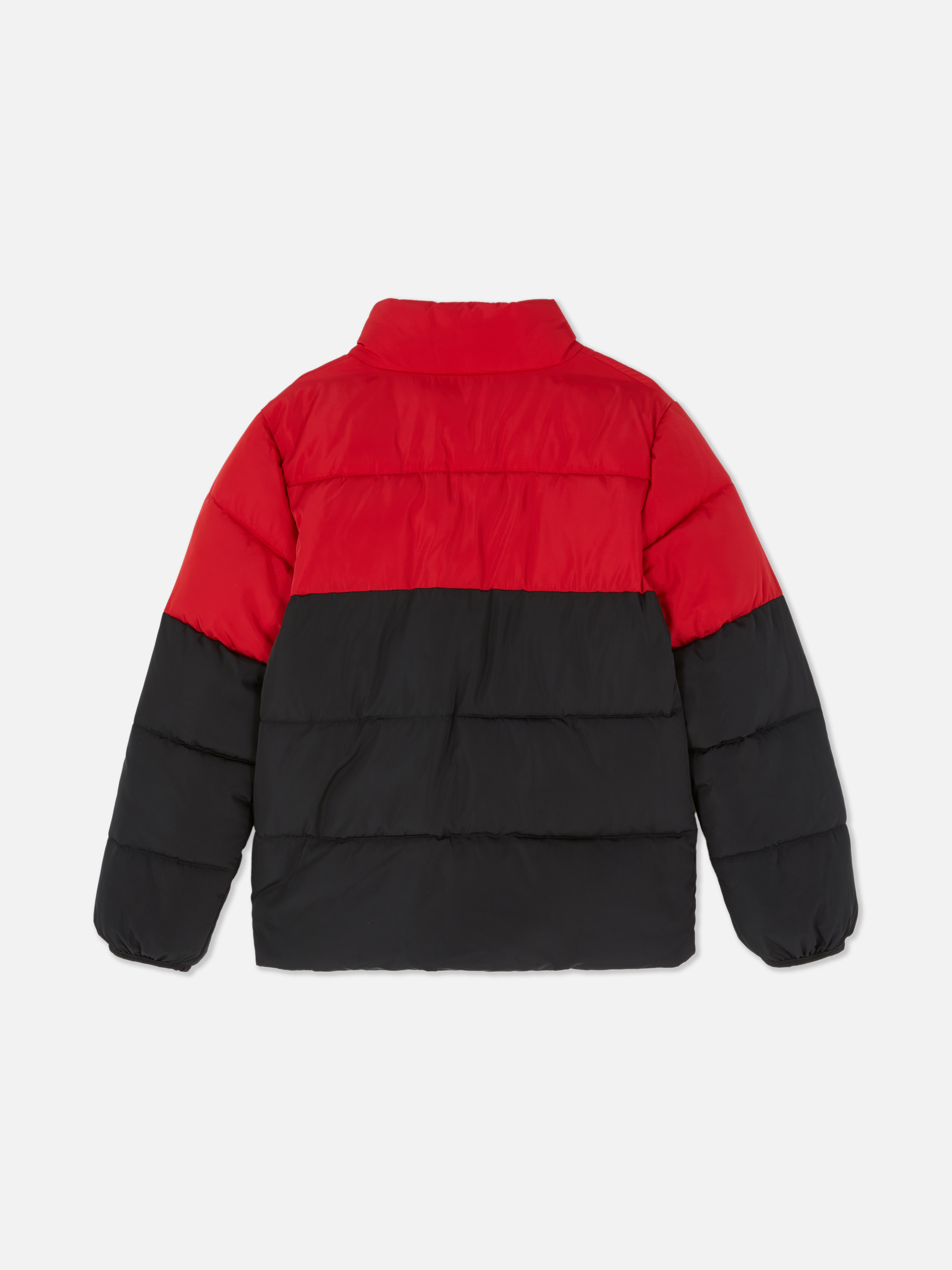 Boys Red Liverpool F.C. Graphic Puffer Jacket Primark