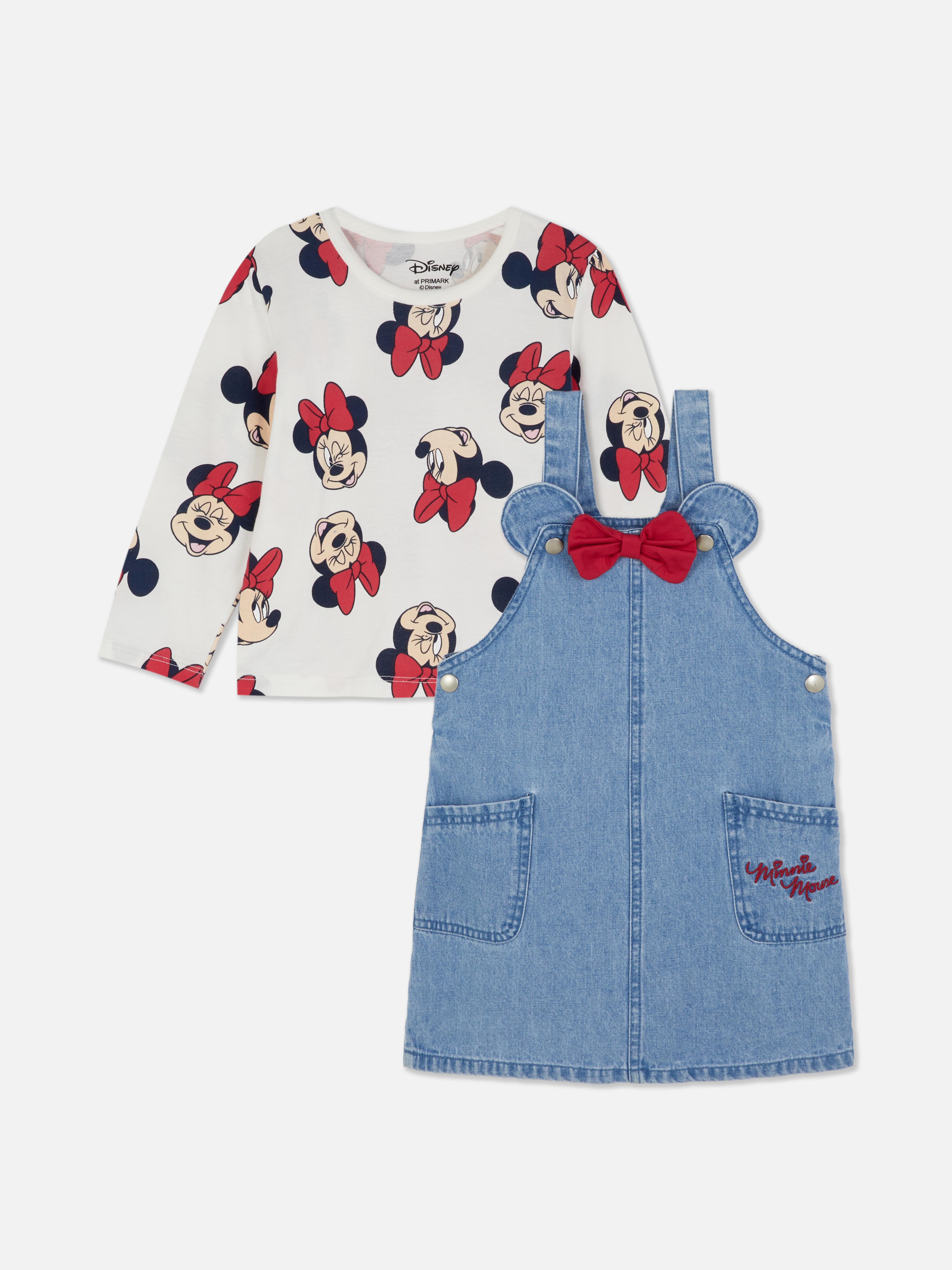 Ensemble robe chasuble et t-shirt Disney Minnie Mouse