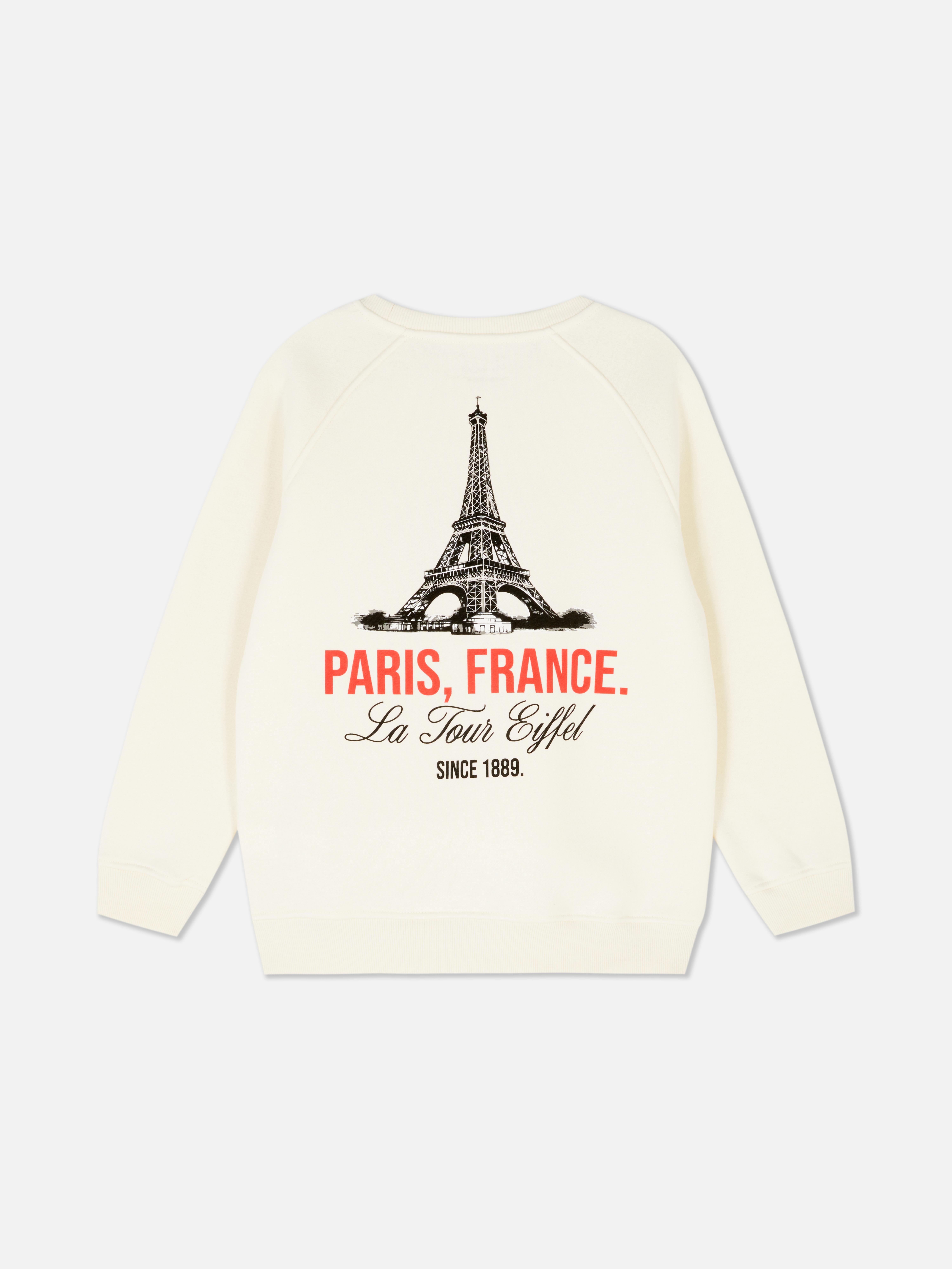 Sweat-shirt graphique Paris pour enfant