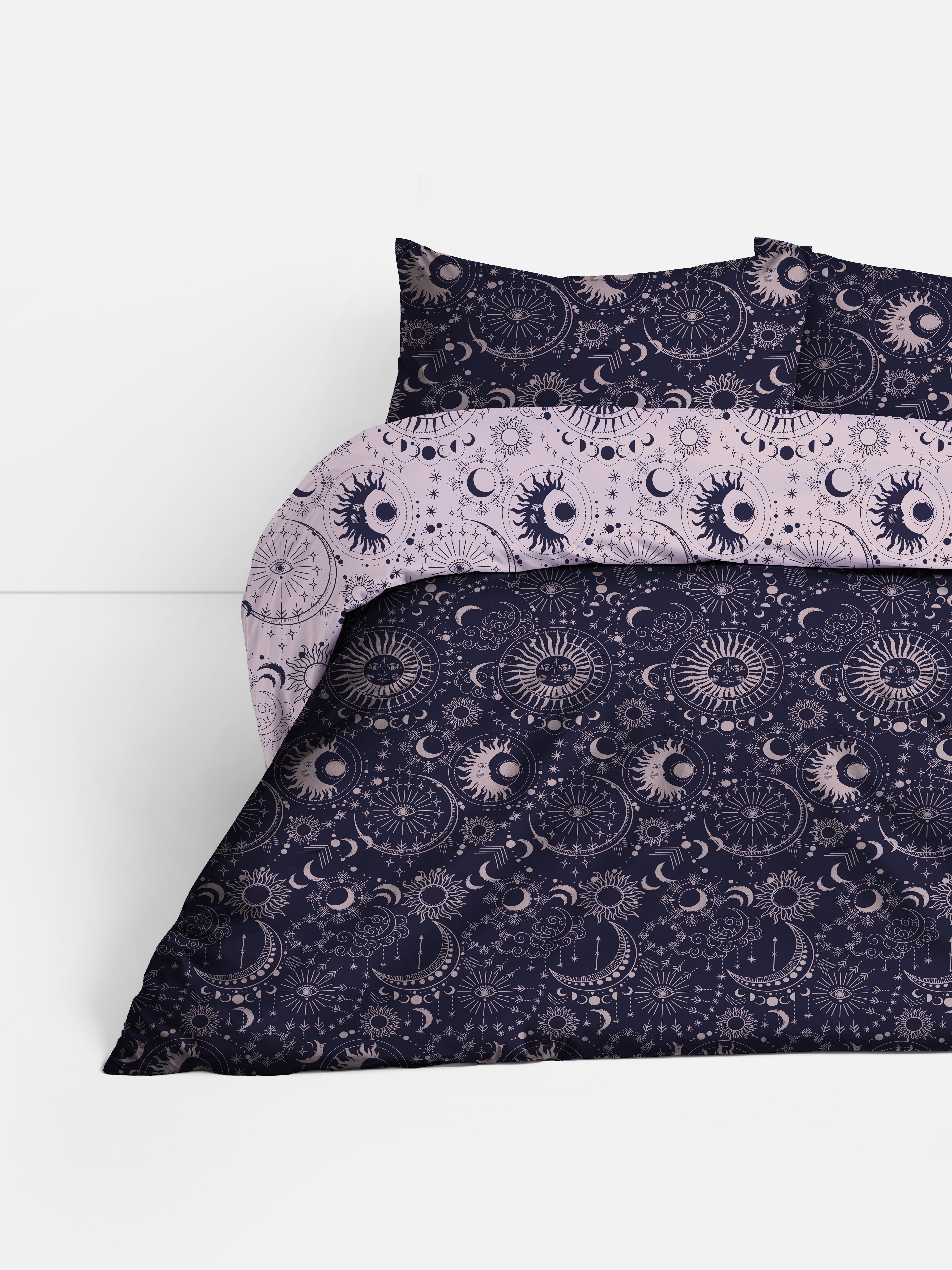 Capa edredão tamanho King estampado estrelas