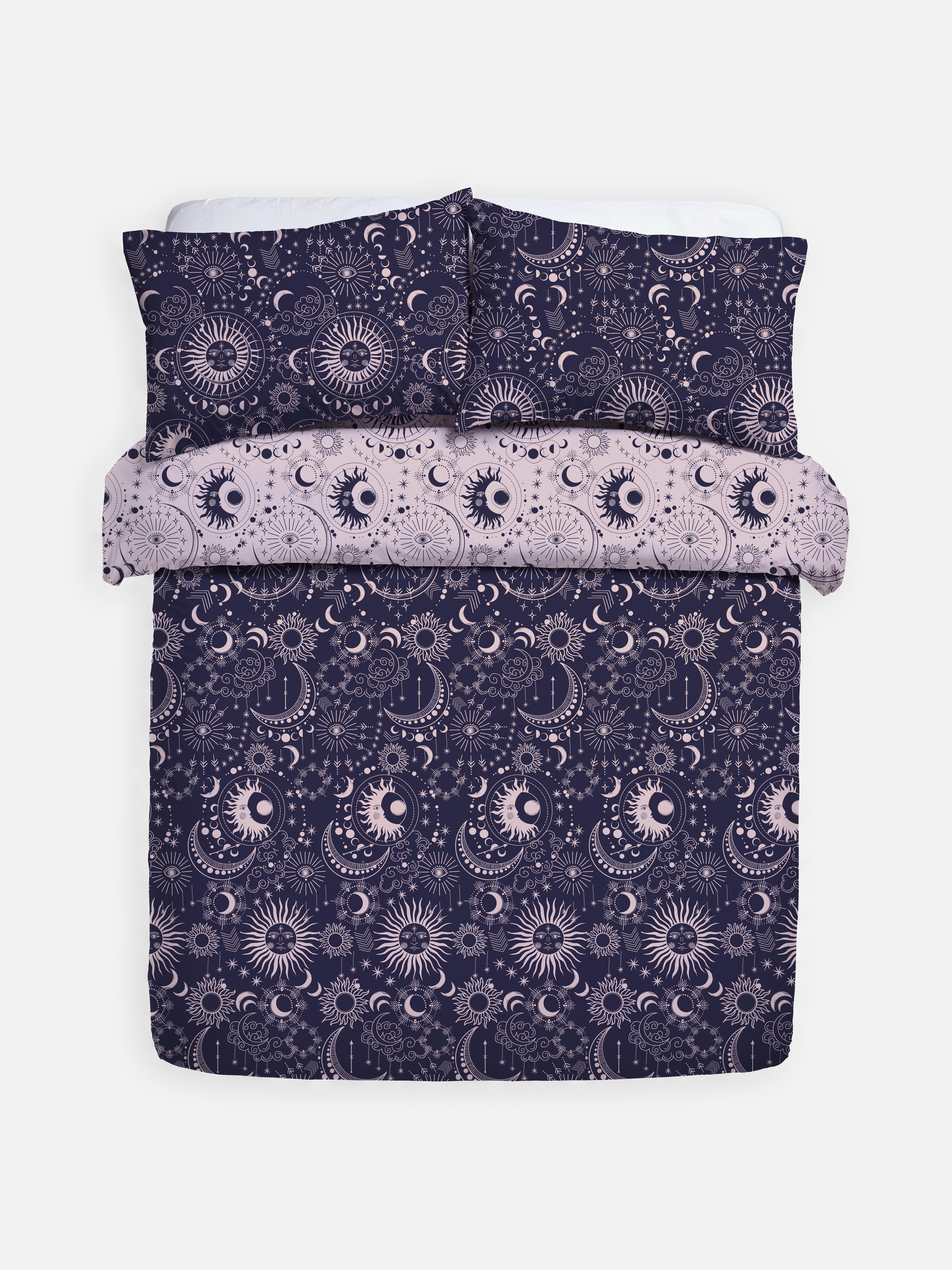 Capa edredão tamanho King estampado estrelas