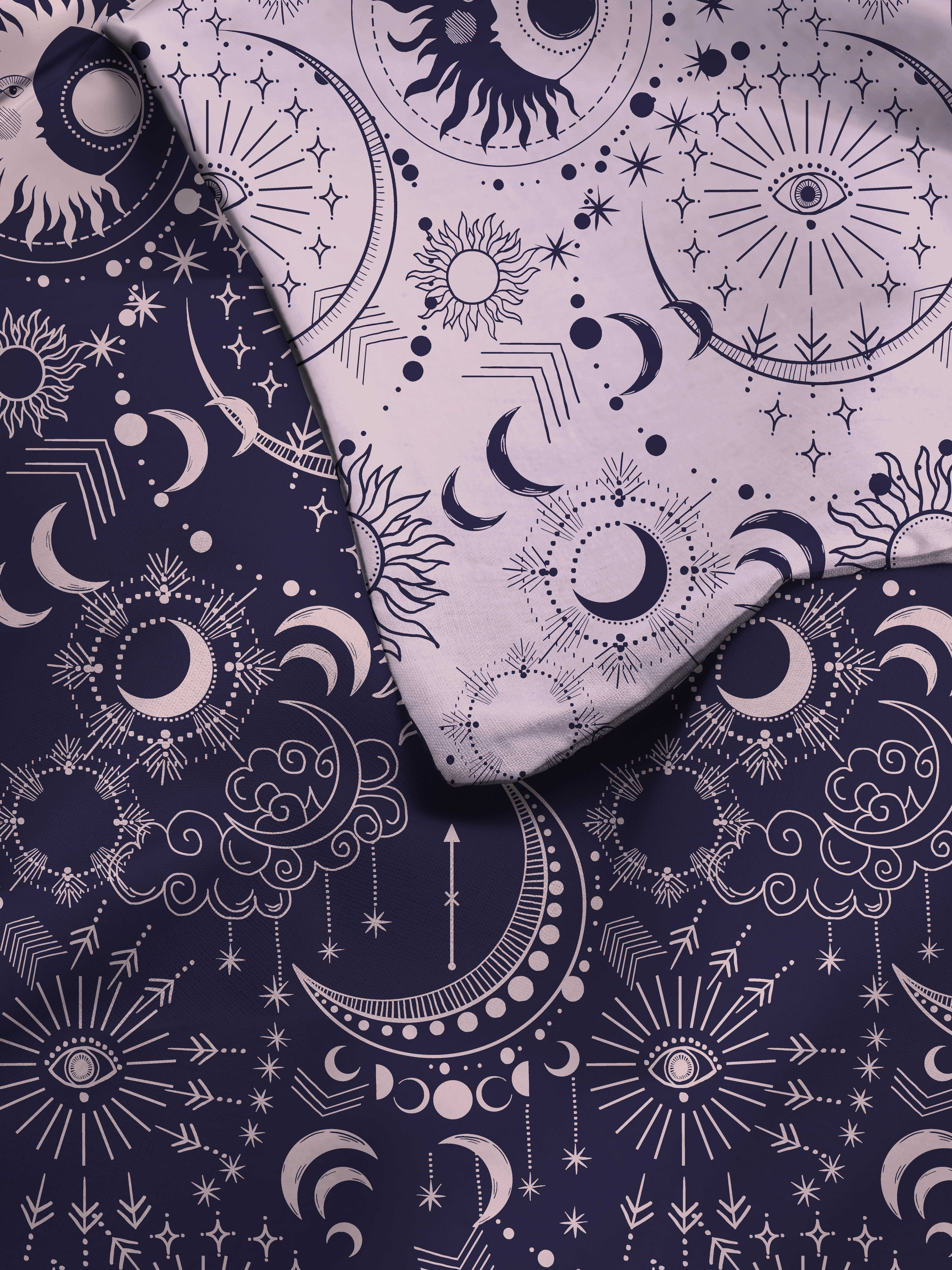 Capa edredão tamanho King estampado estrelas