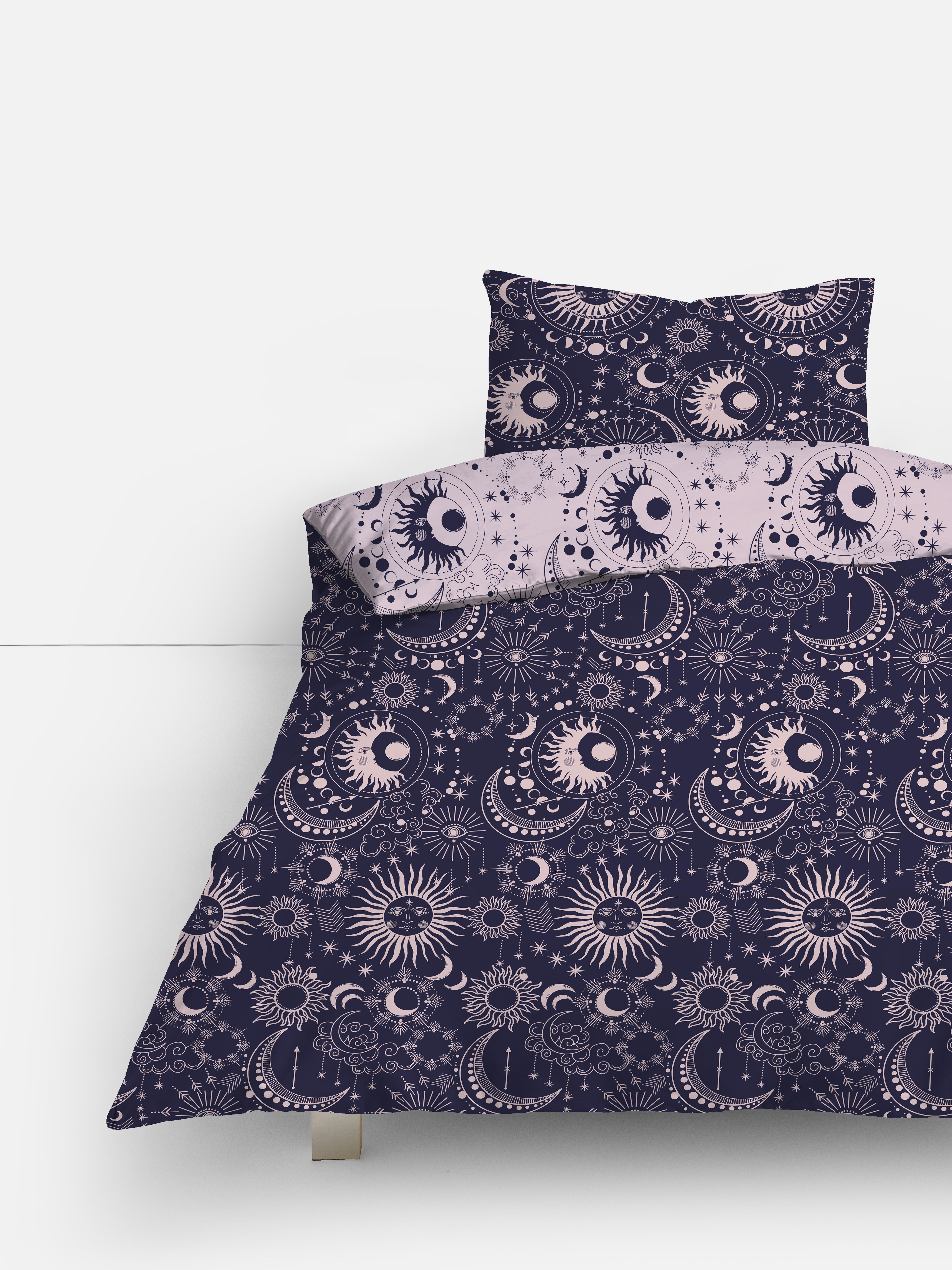 Capa edredão solteiro estampado estrelas