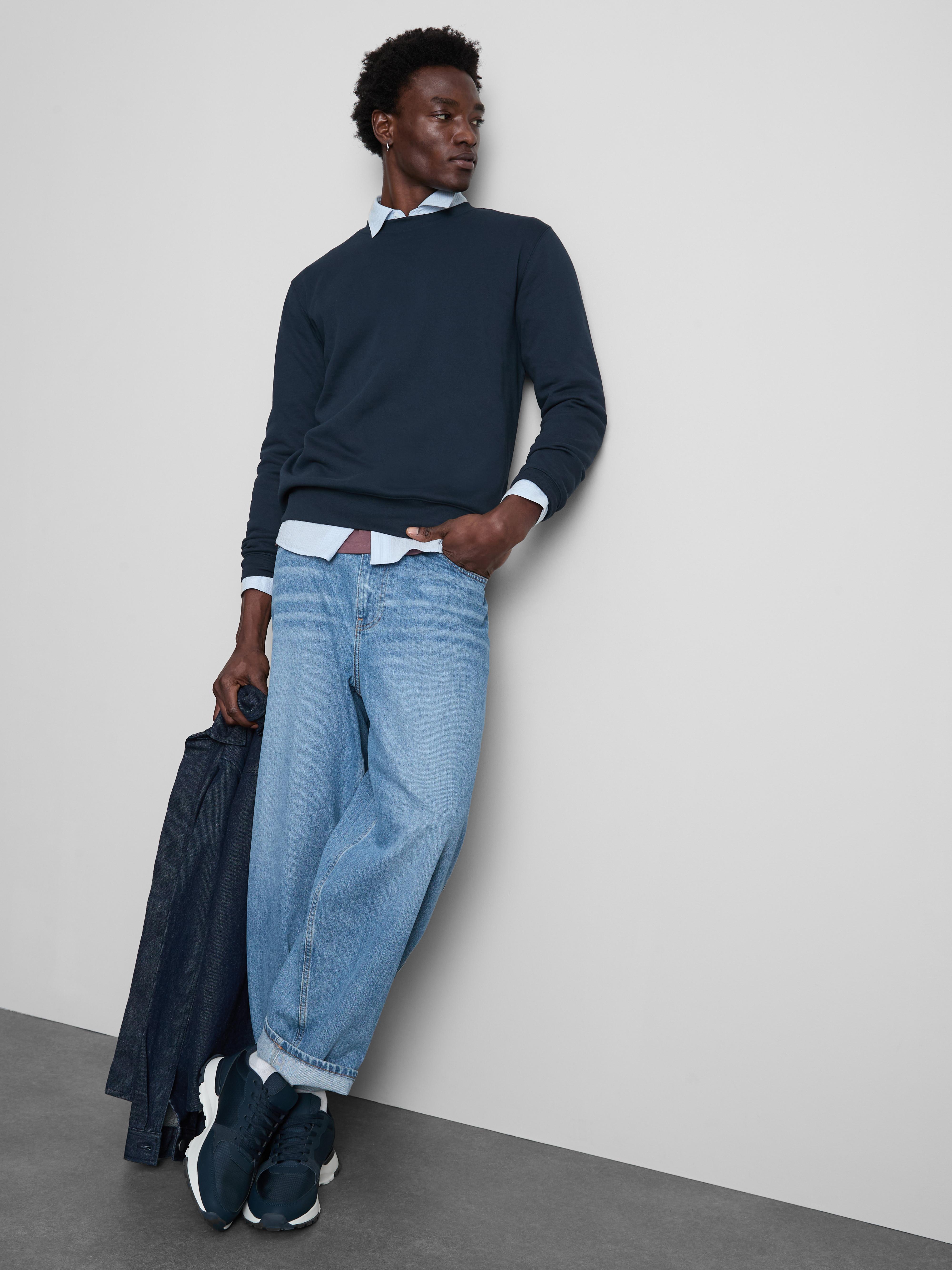 Sudadera de cuello redondo