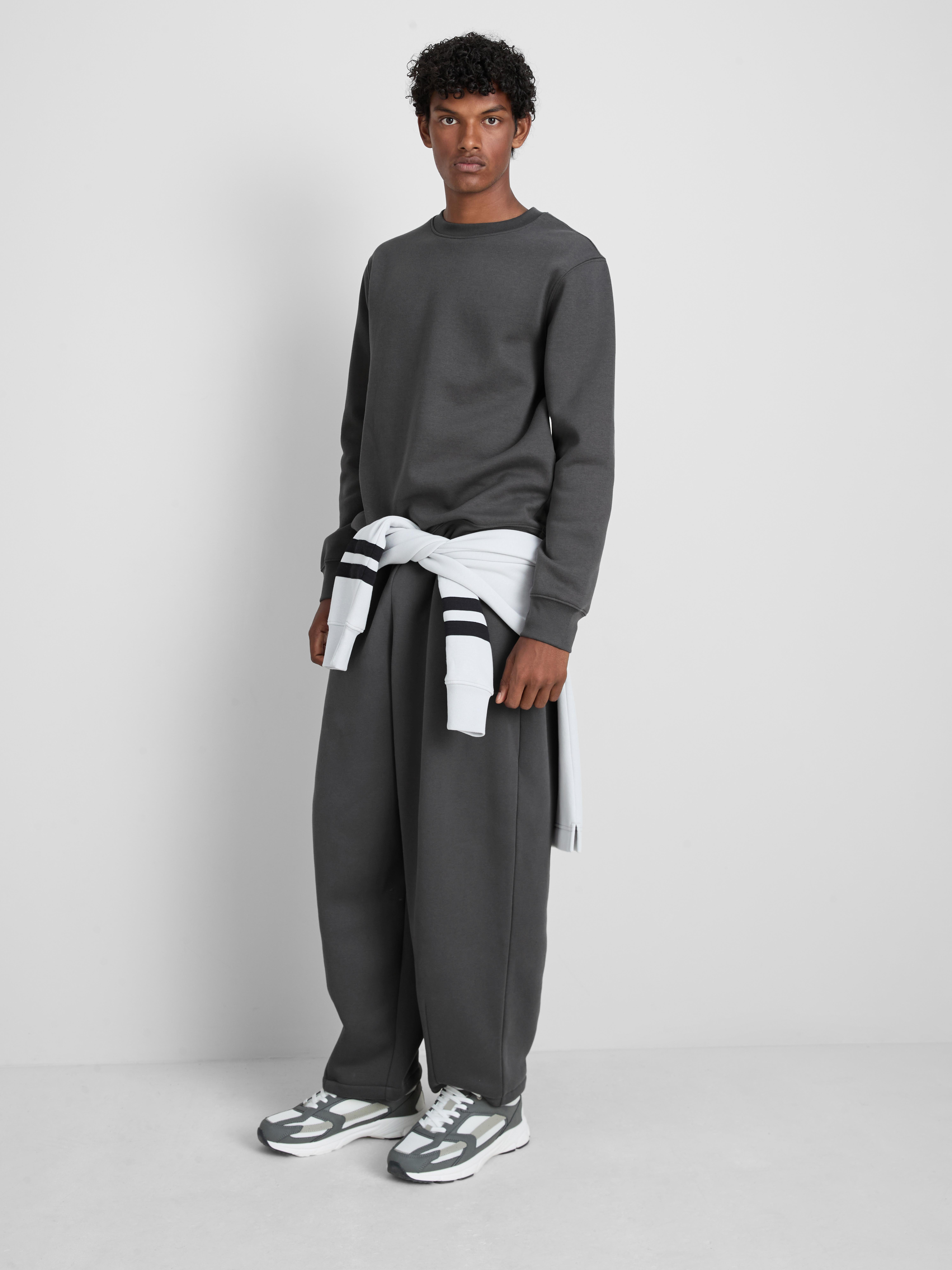Sweatshirt met ronde hals