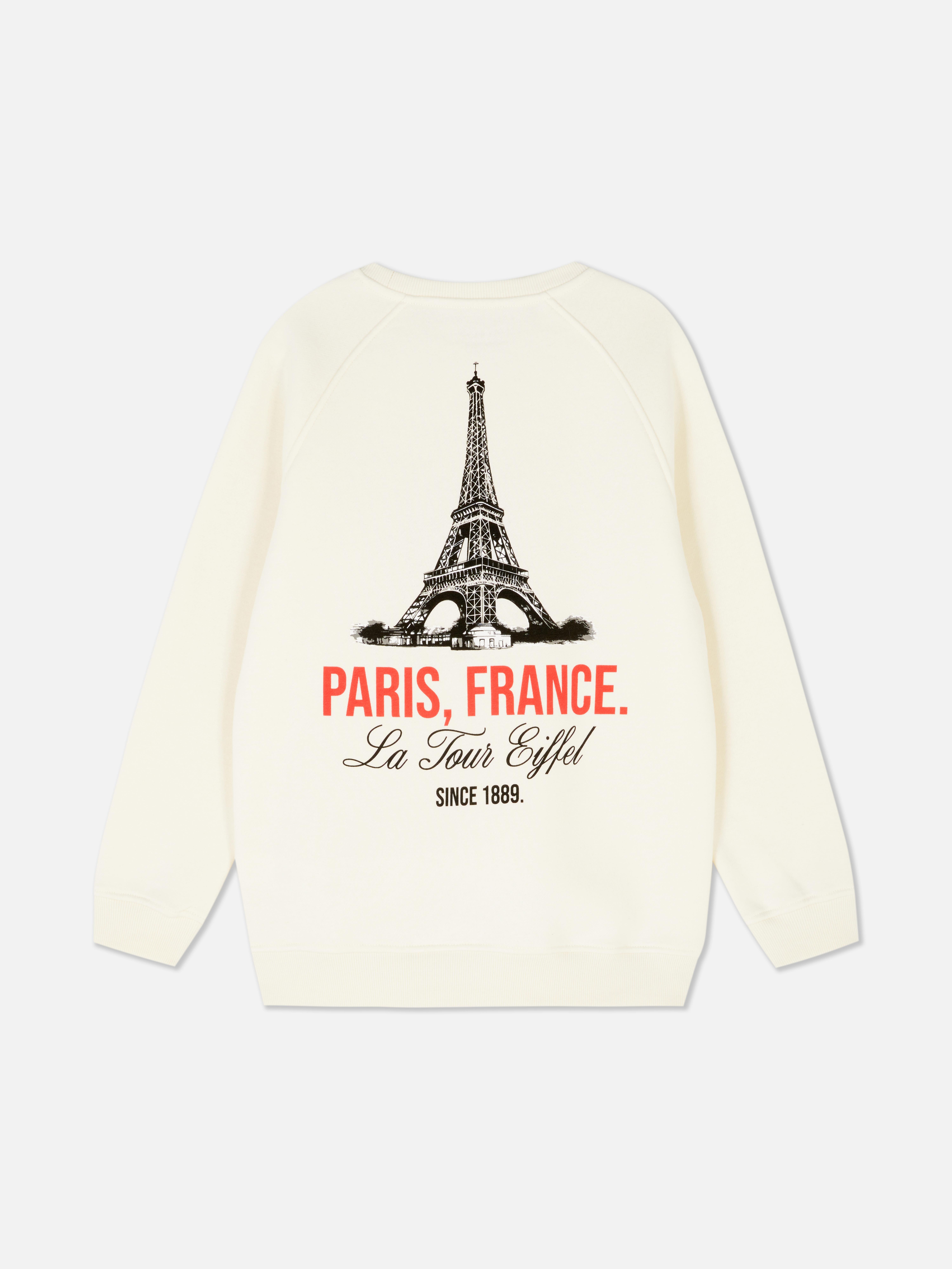 Sweat-shirt graphique Paris pour ado