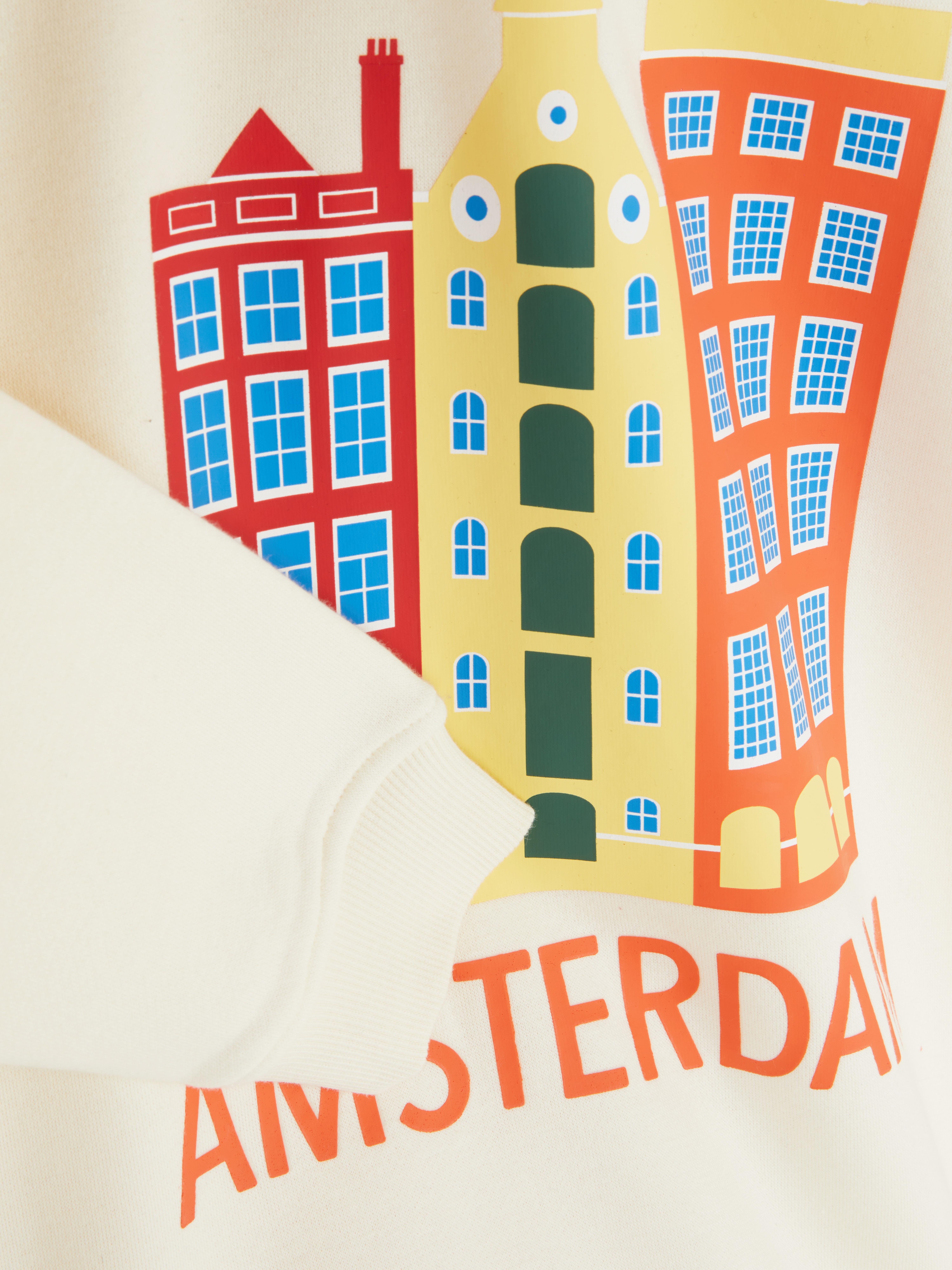 Sweatshirt voor kinderen met print Amsterdam City