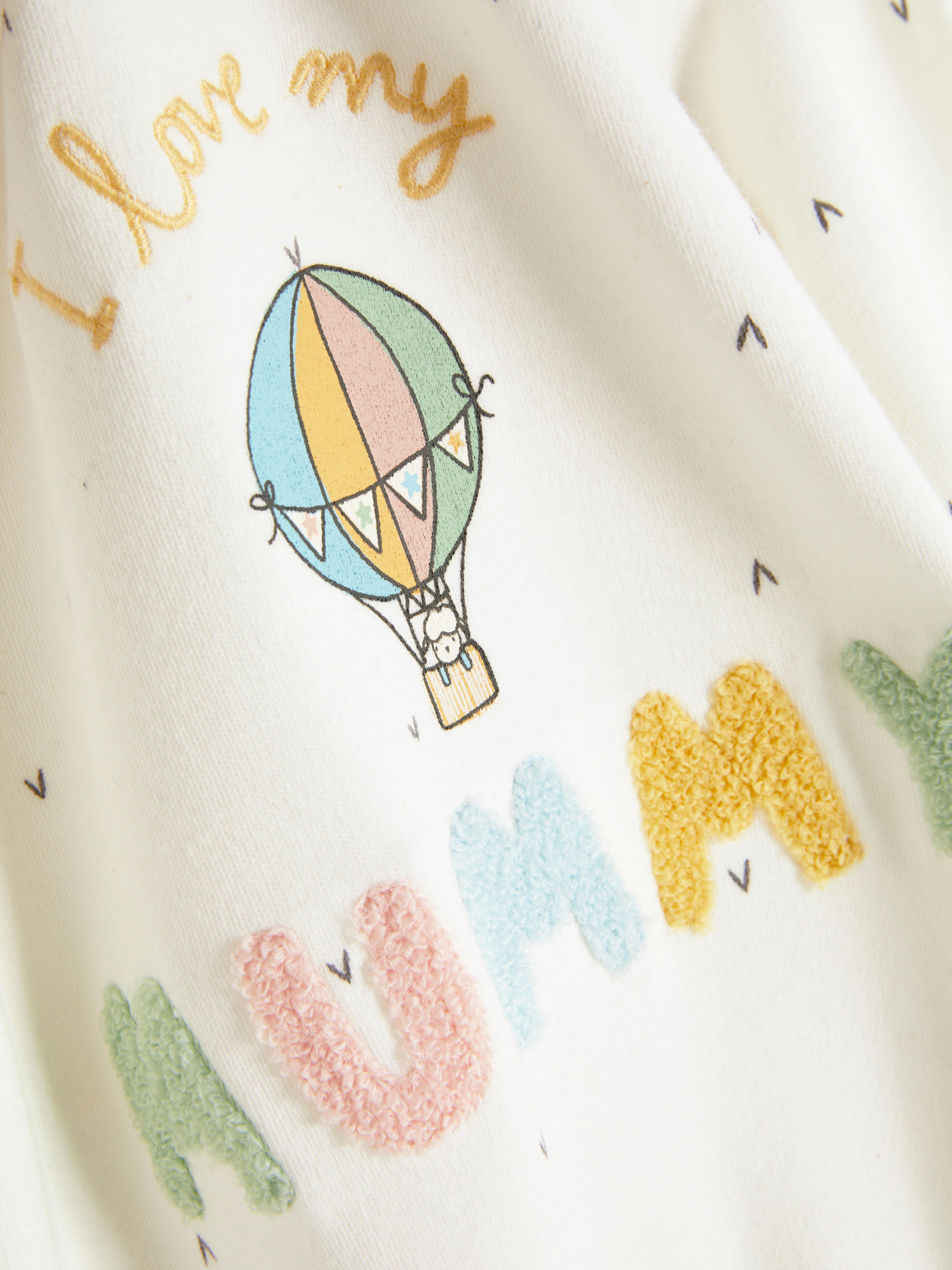 I Love My Mummy Newborn Sleepsuit