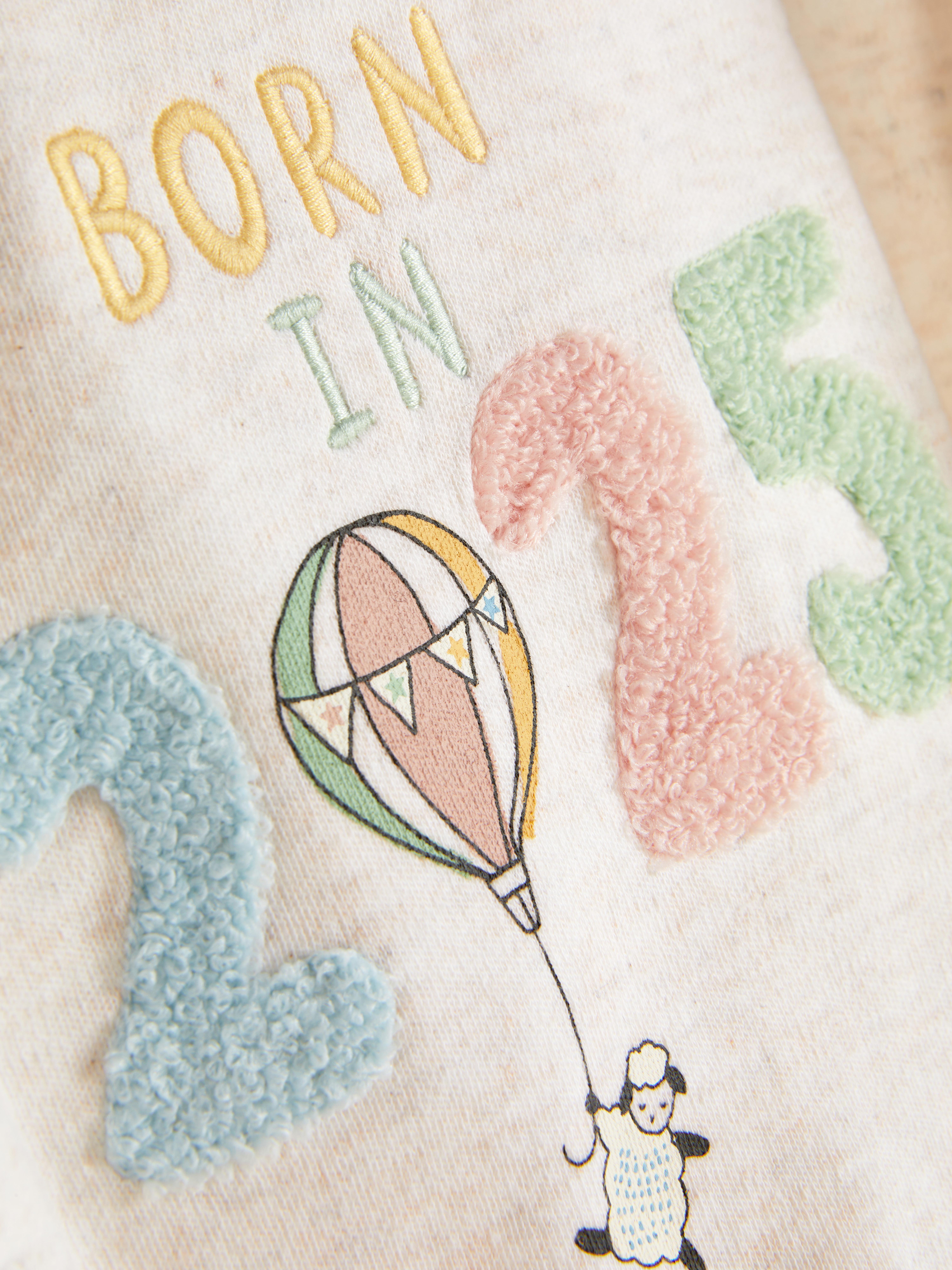 Born in 2025 Newborn Sleepsuit