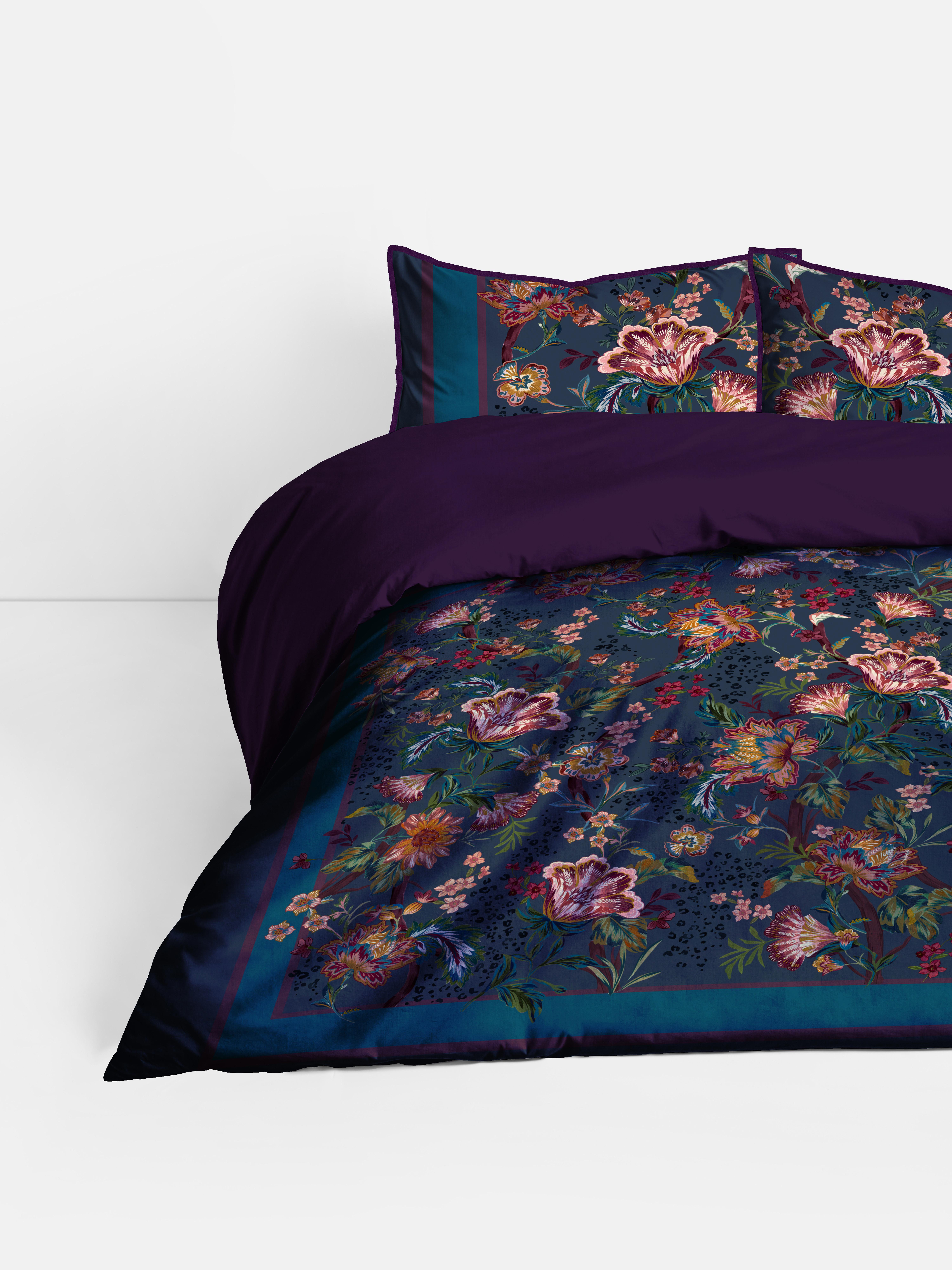 Reversible Floral King Cover Set