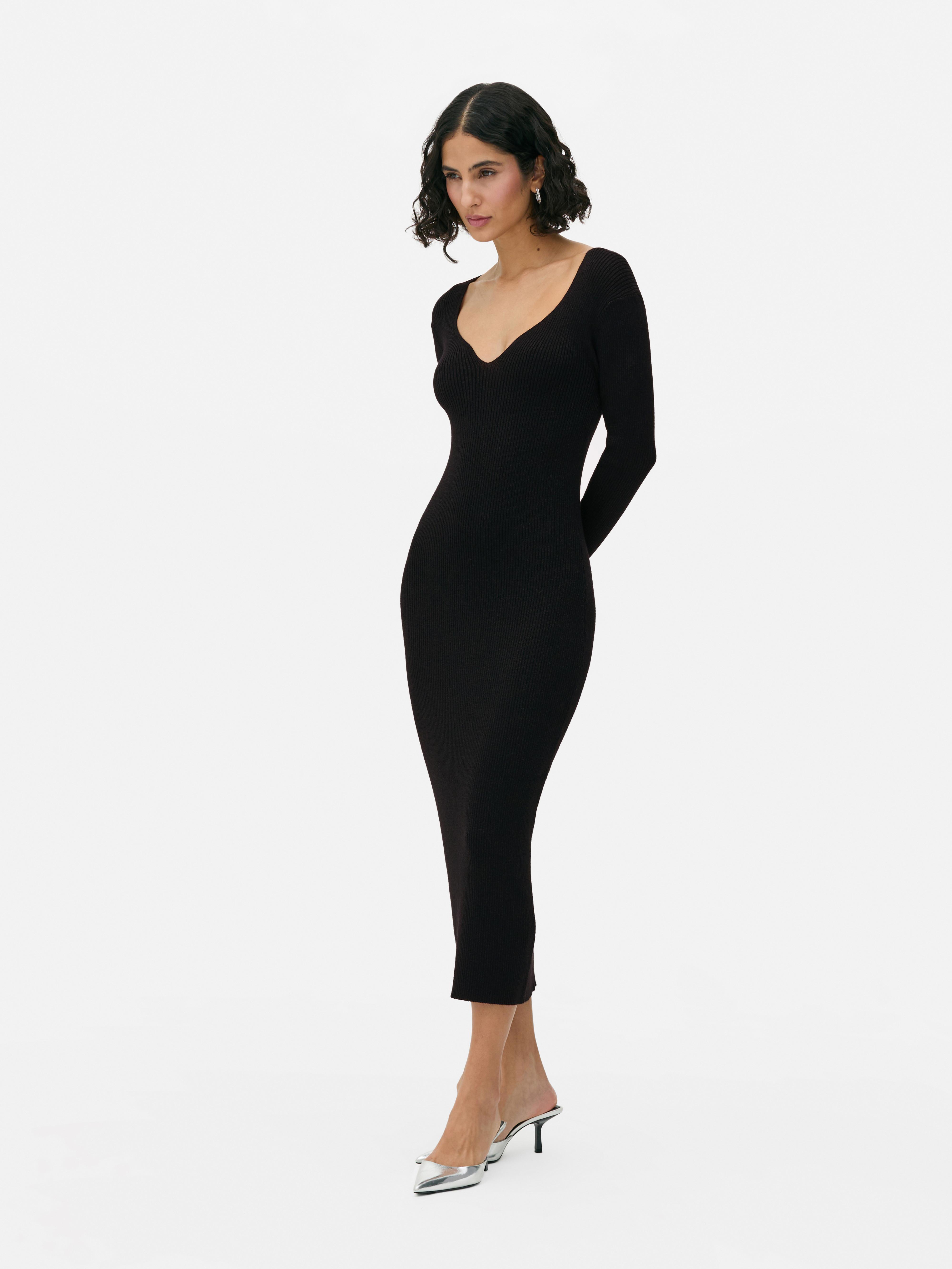 Robe Primark Noir Et Blanc - Taille 40 UK / 44 FR - Neuf Avec étiquettes - Motif Géométrique