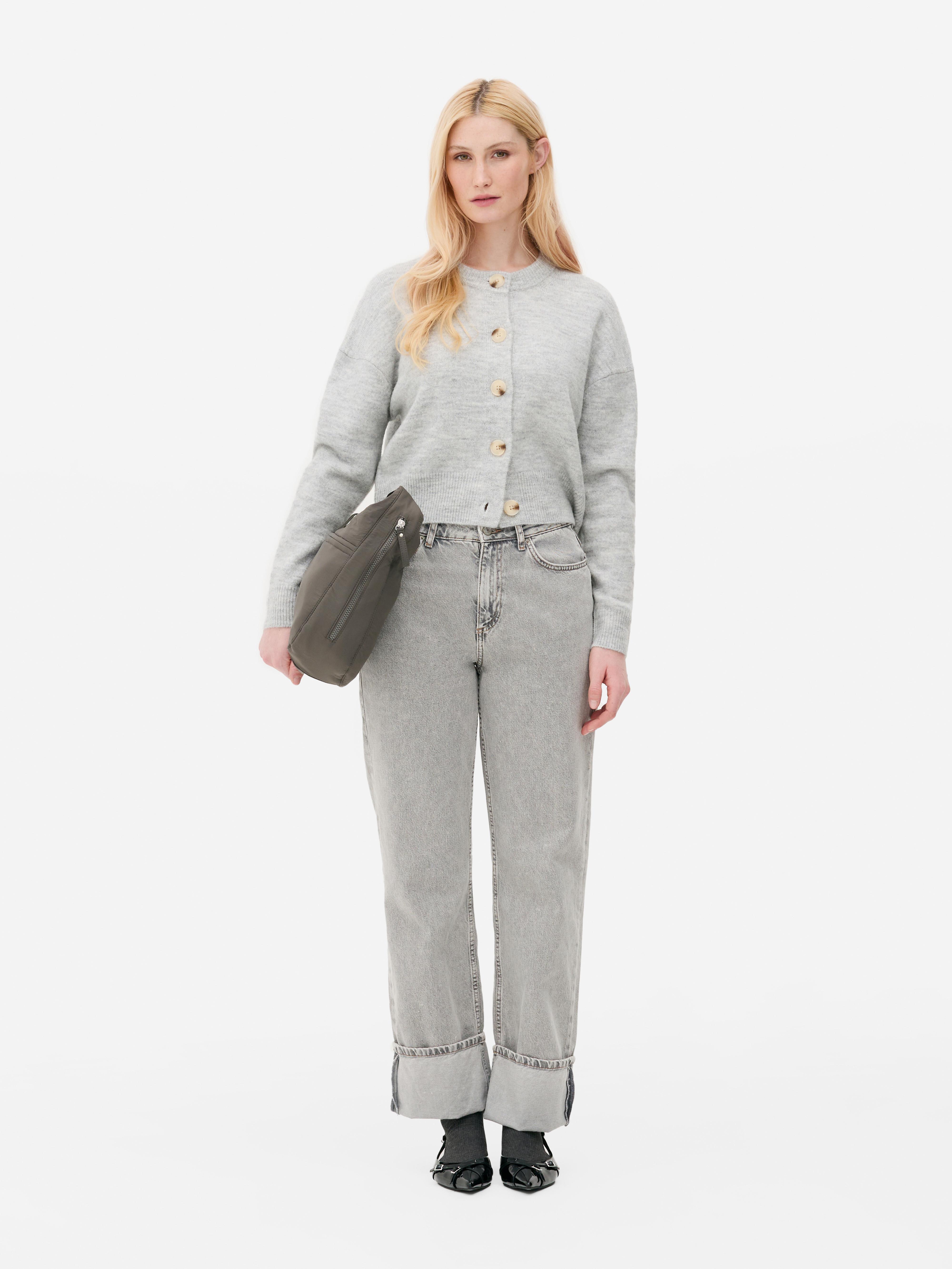 Button-Up Knit Cardigan