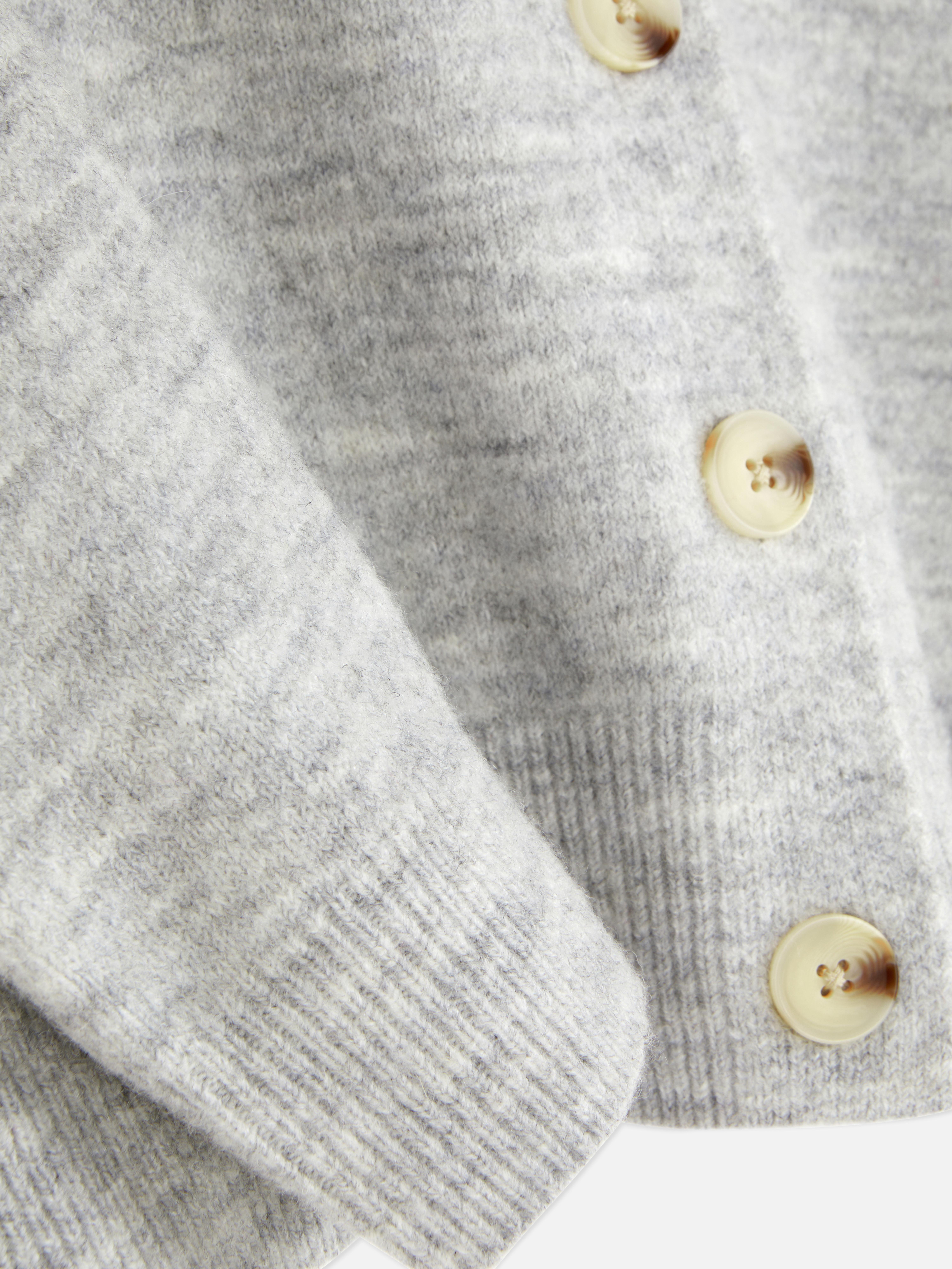 Button-Up Knit Cardigan
