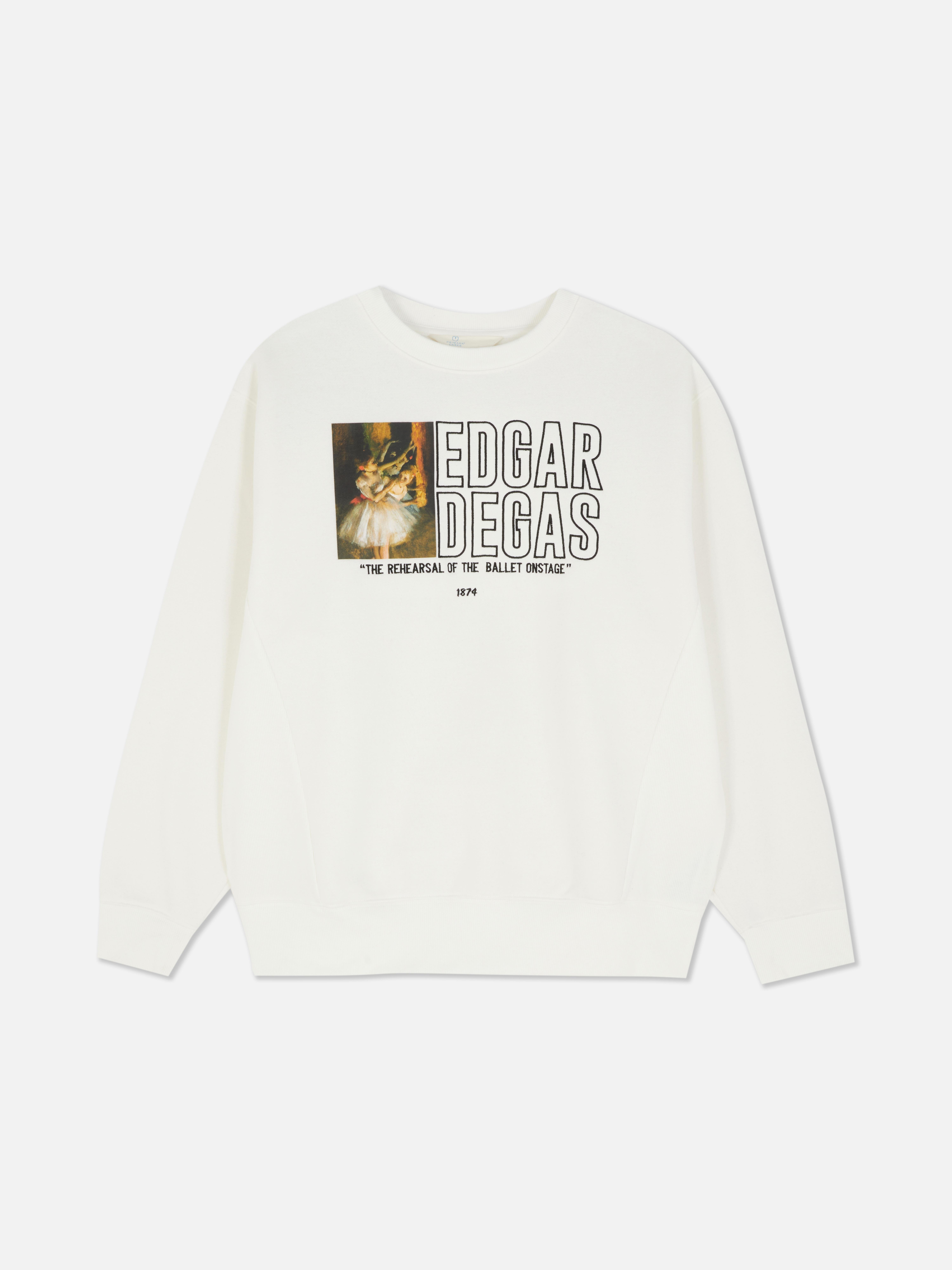 Women's Ivory Edgar Degas Graphic Sweatshirt | Primark