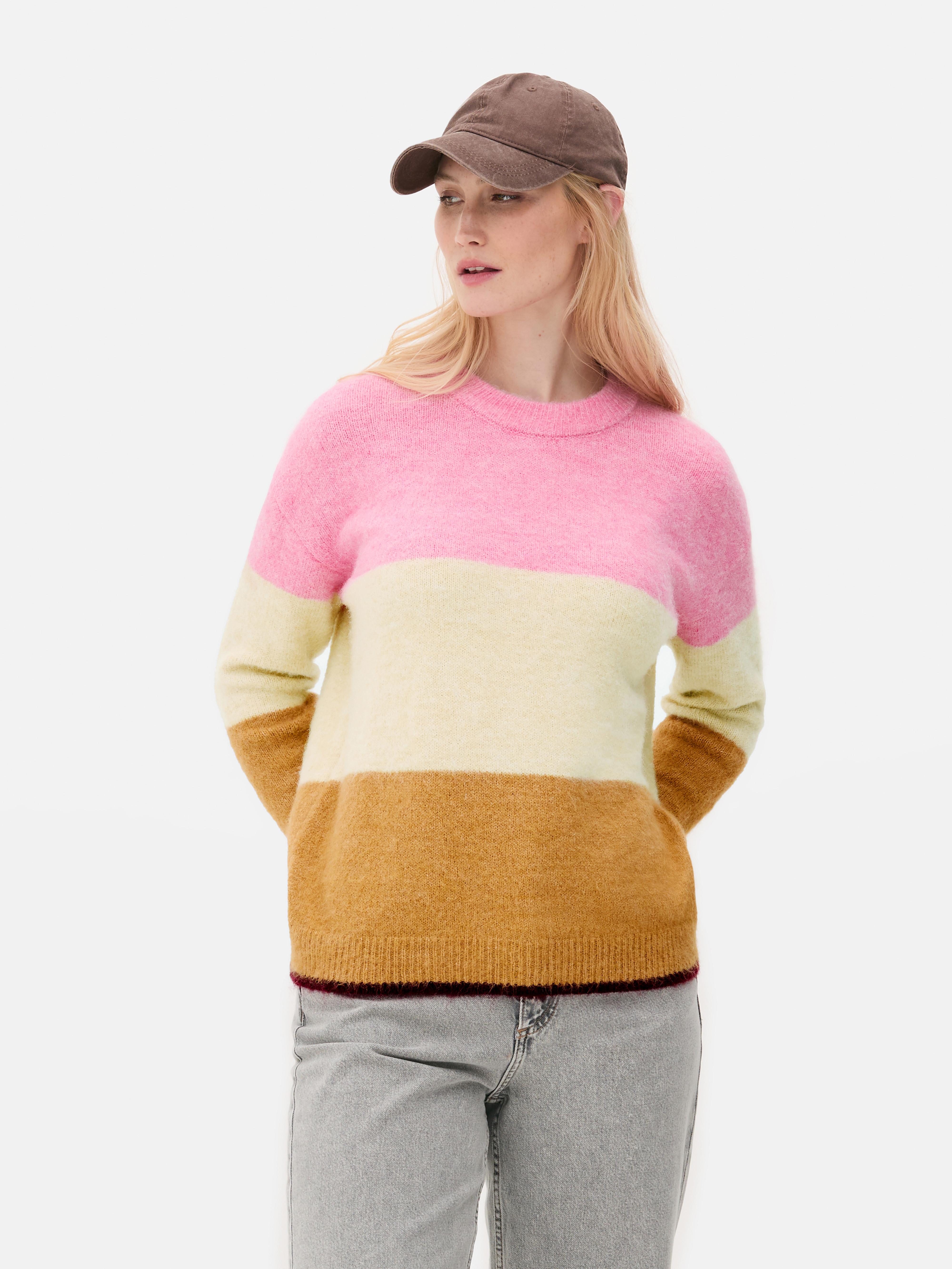 Jersey Punto Fino Cuello Redondo Mujer MANGO OUTLET