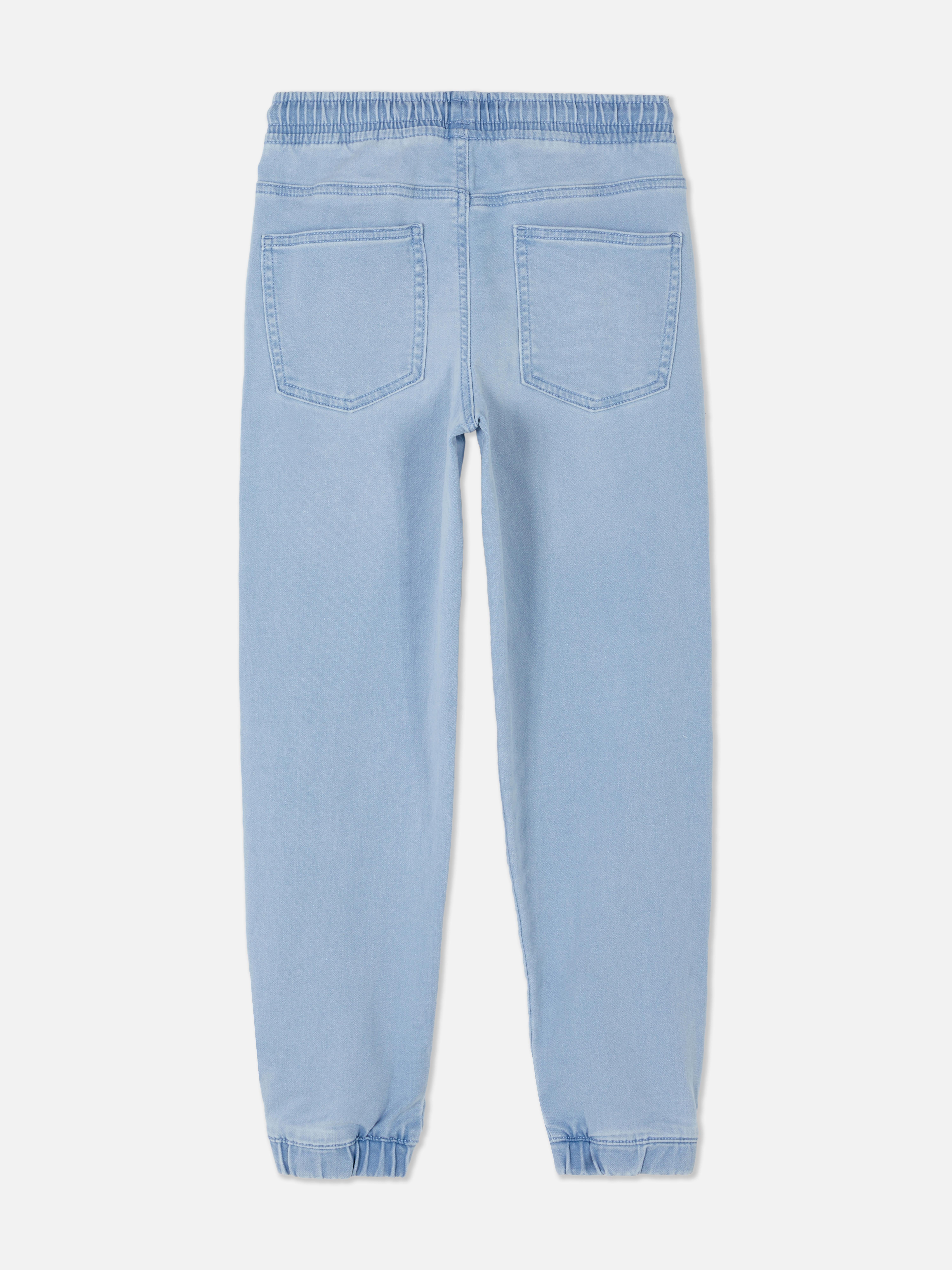 Joggers vaqueros con cordón de ajuste