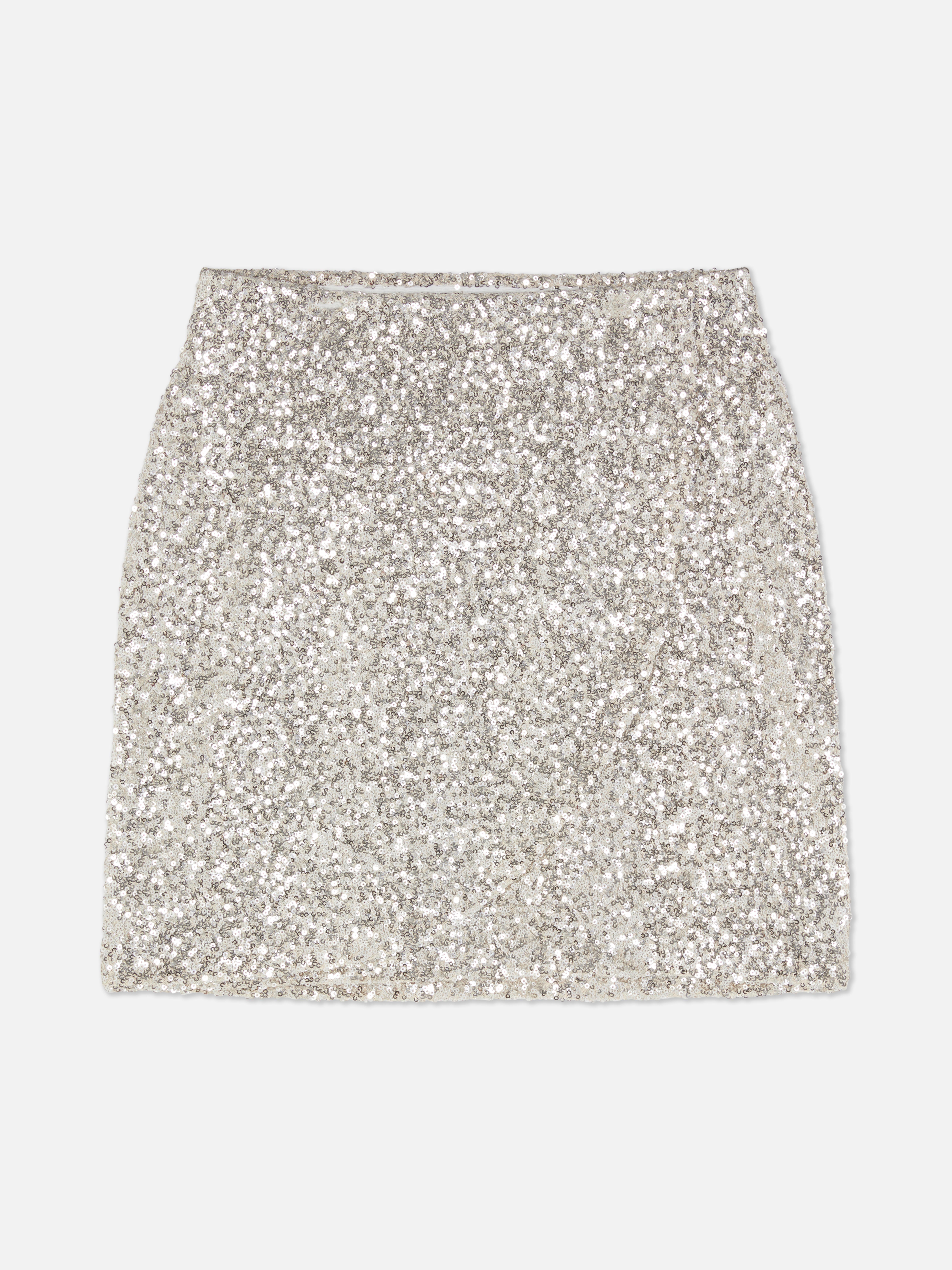 Silver skirt primark sales