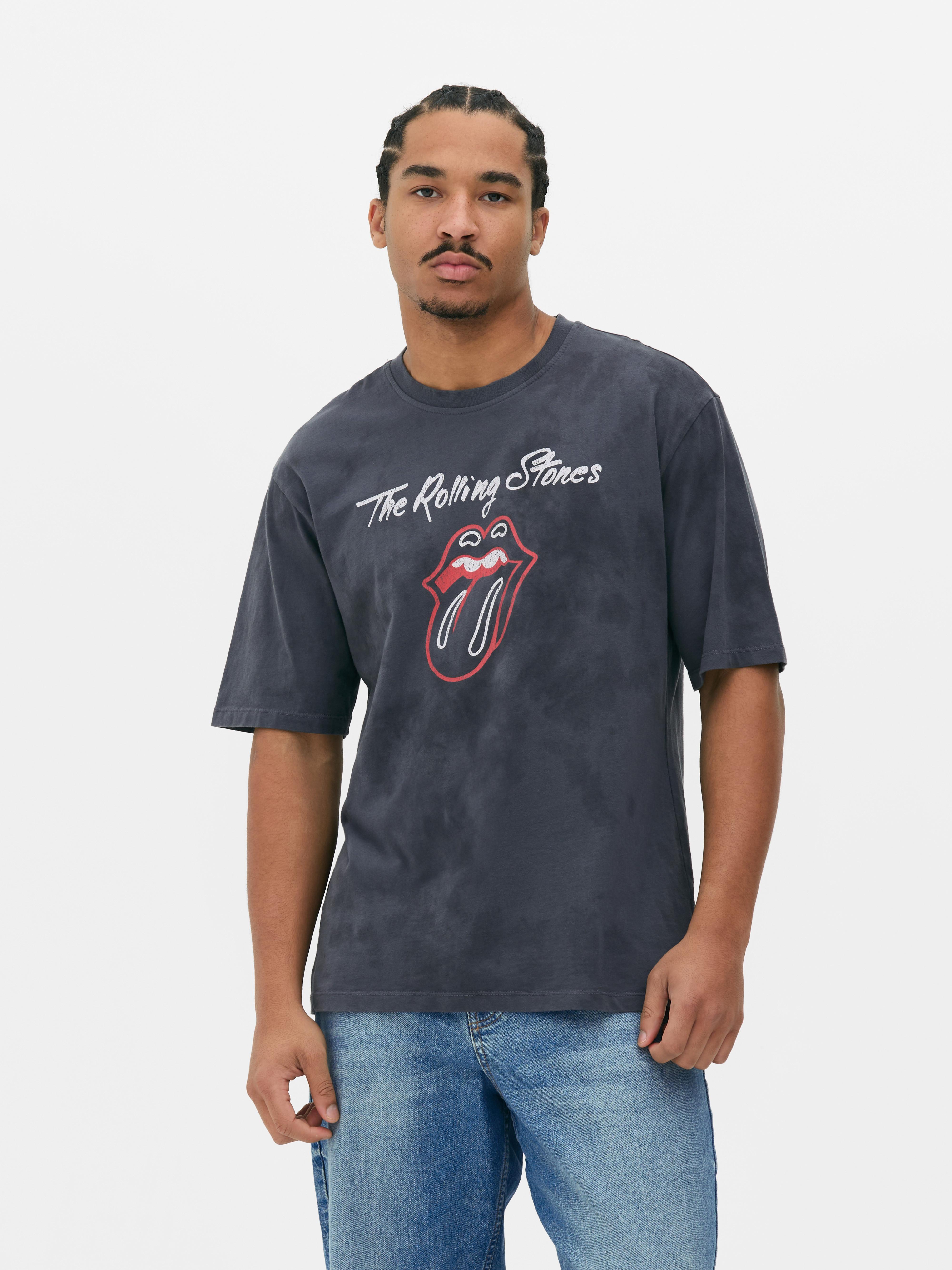 Mens Black The Rolling Stones Short Sleeve T Shirt Primark