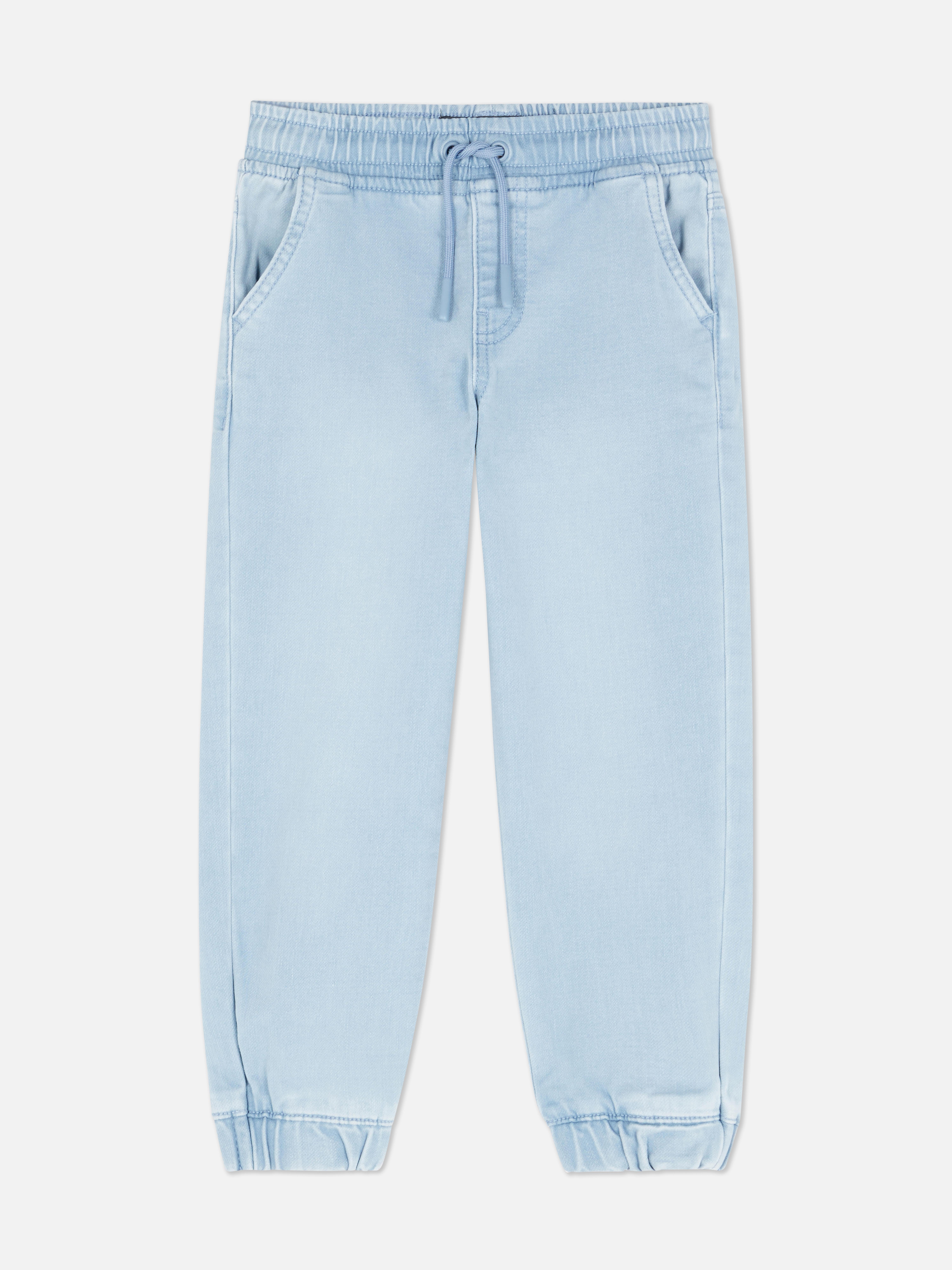 Jogger-Jeans mit Kordelzug