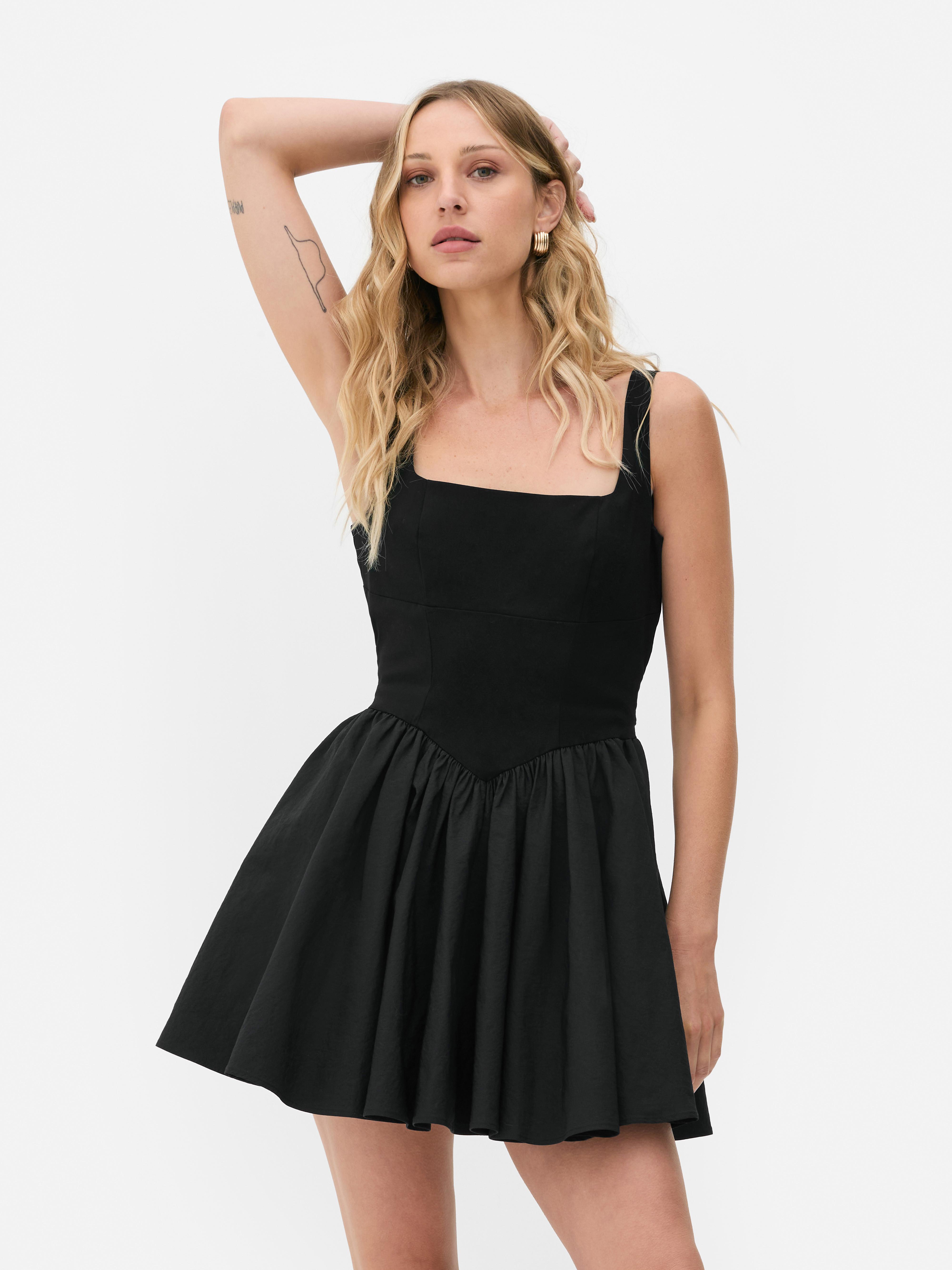 Primark black dress uk best sale