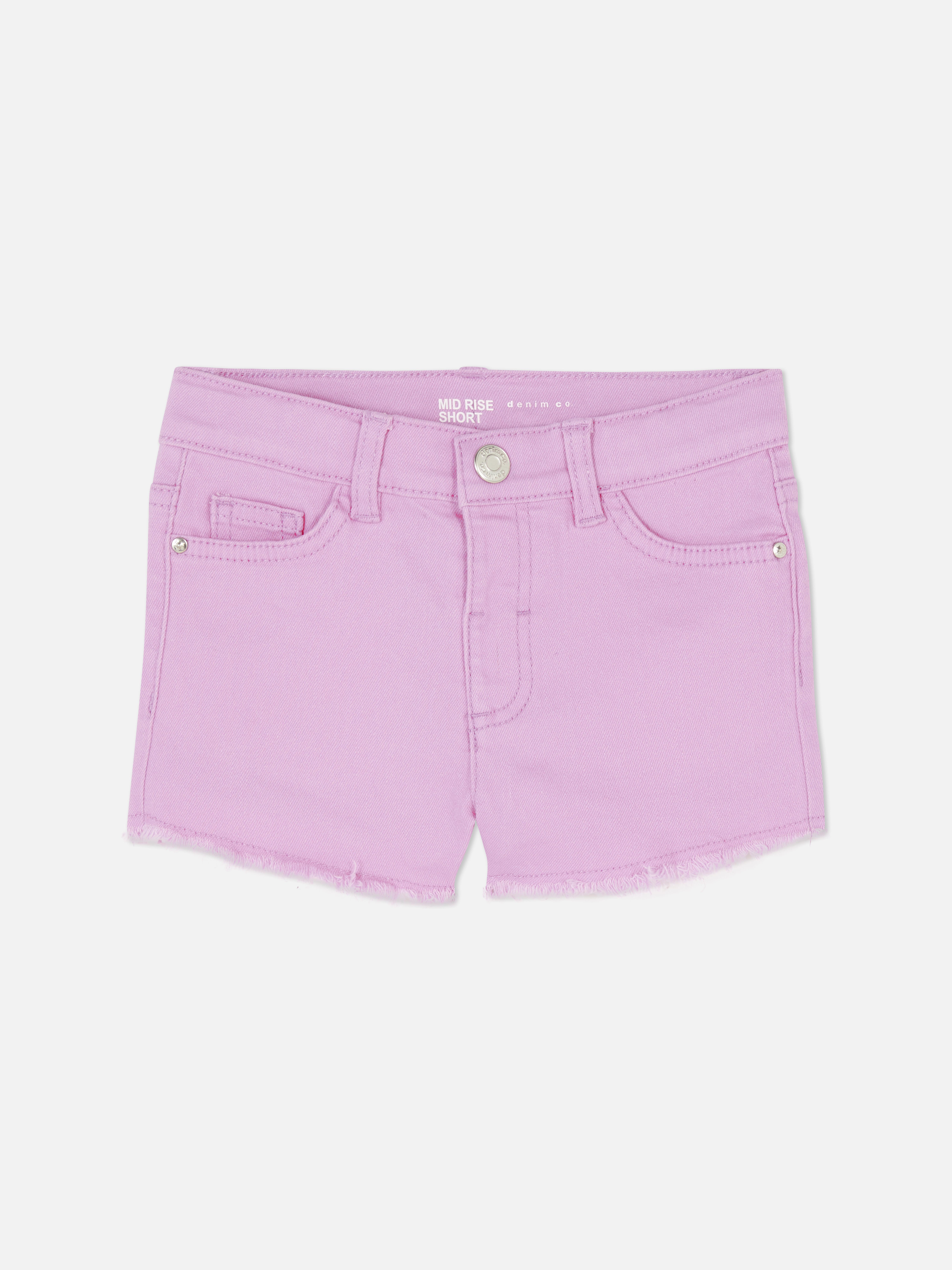 Pantaloni scurți din denim cu talie medie