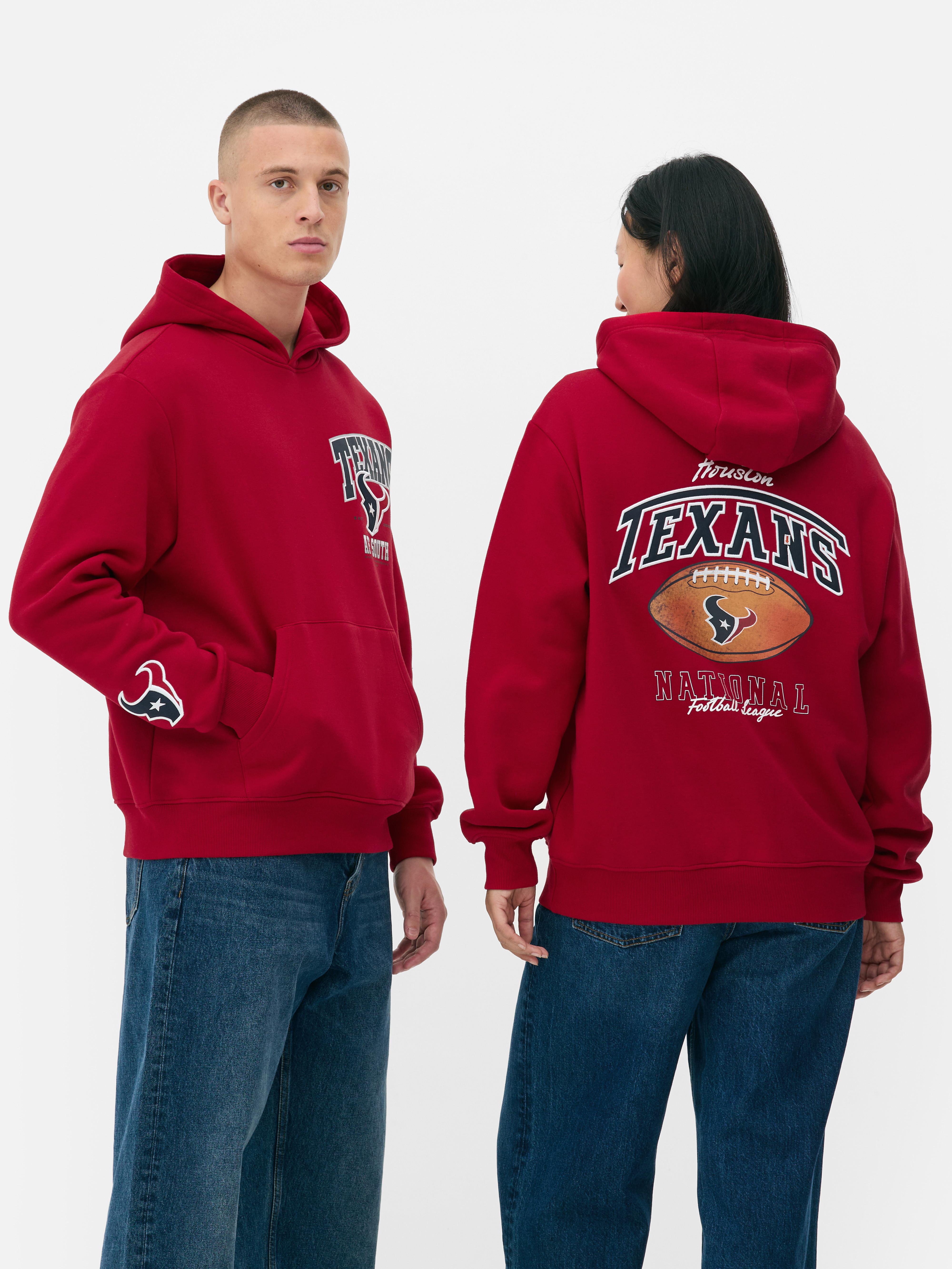 Women's Red NFL Houston Texans Team Hoodie | Primark