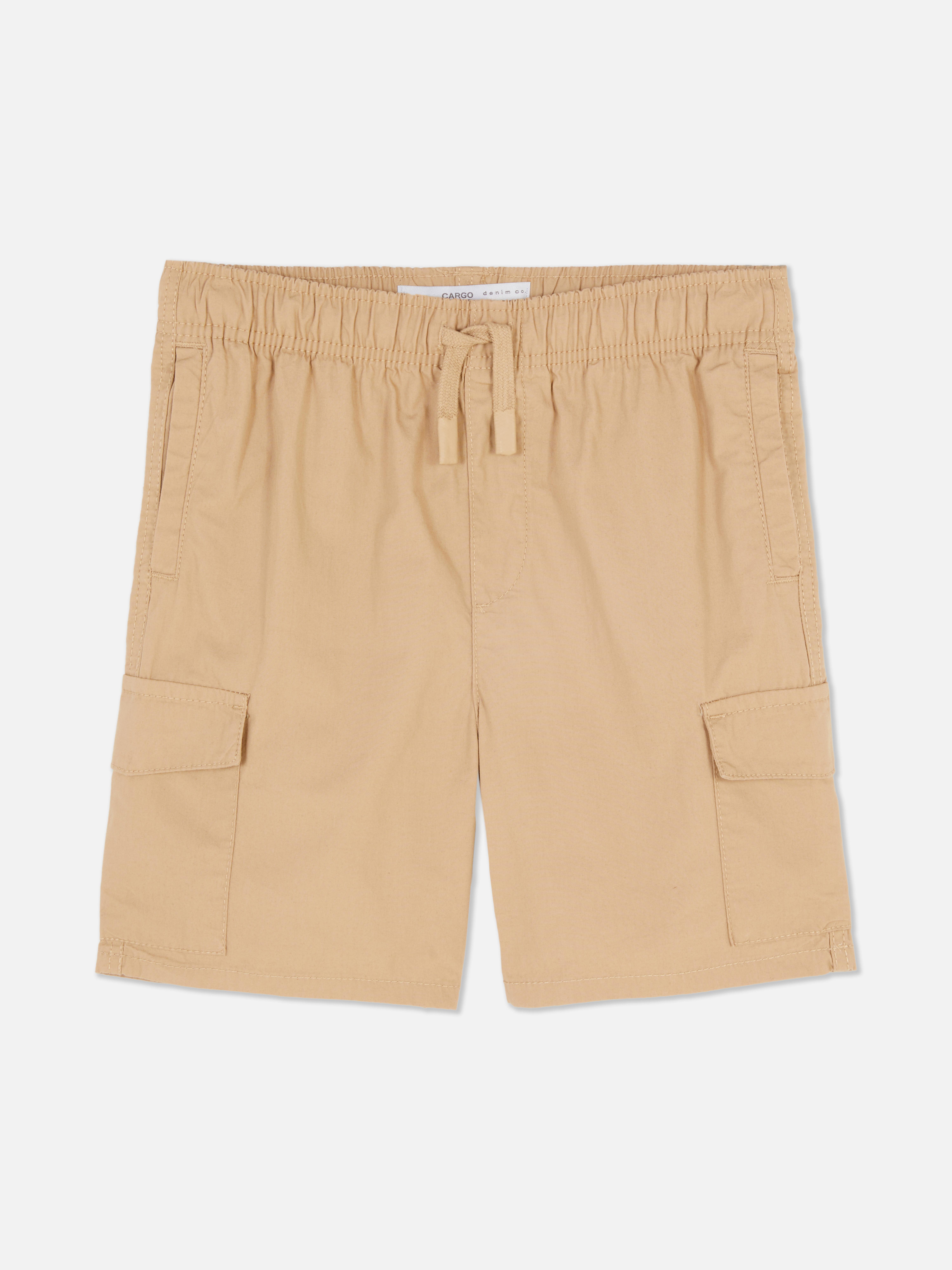 Drawstring Cargo Shorts