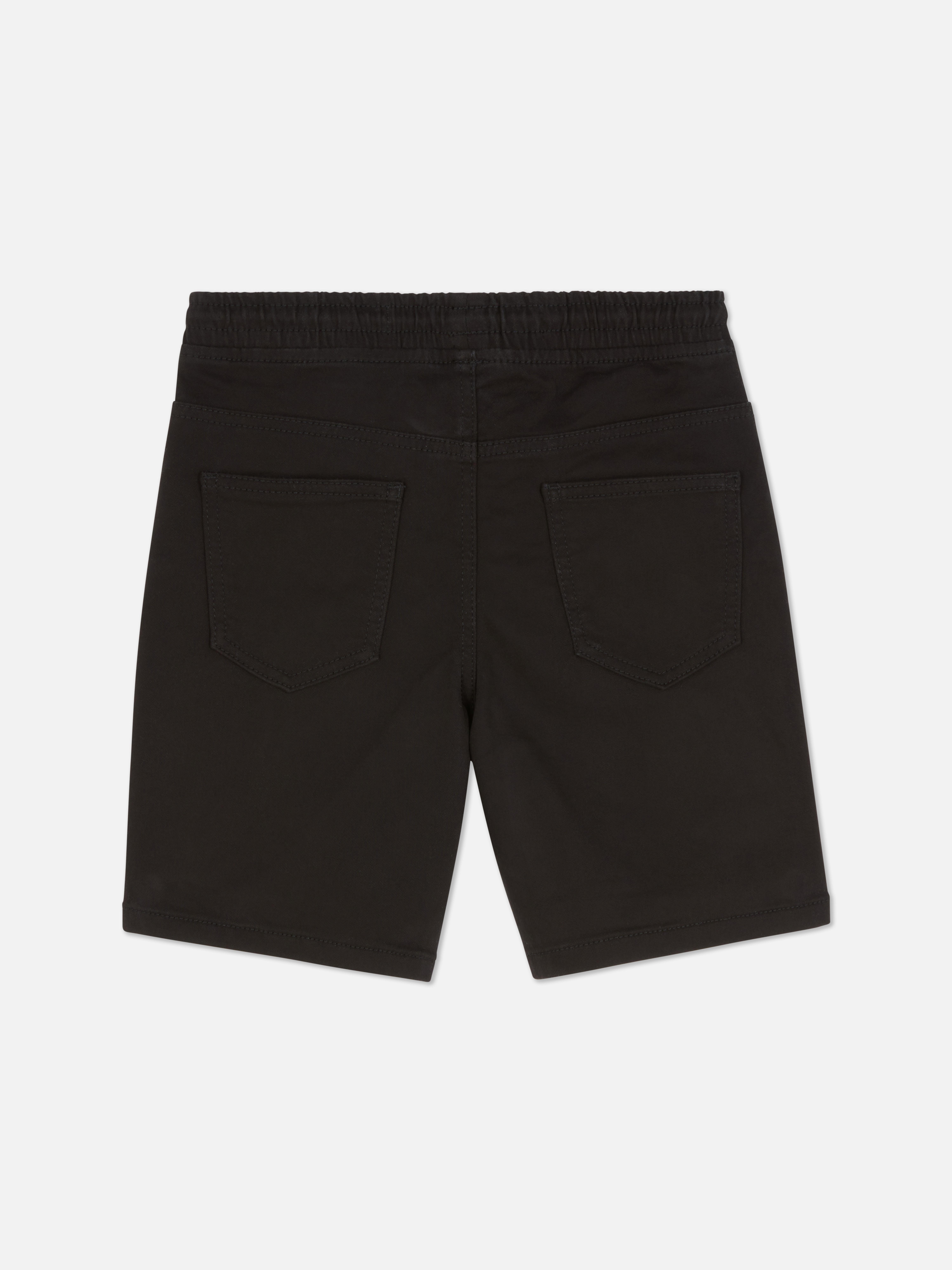 Short en jean avec cordon de serrage