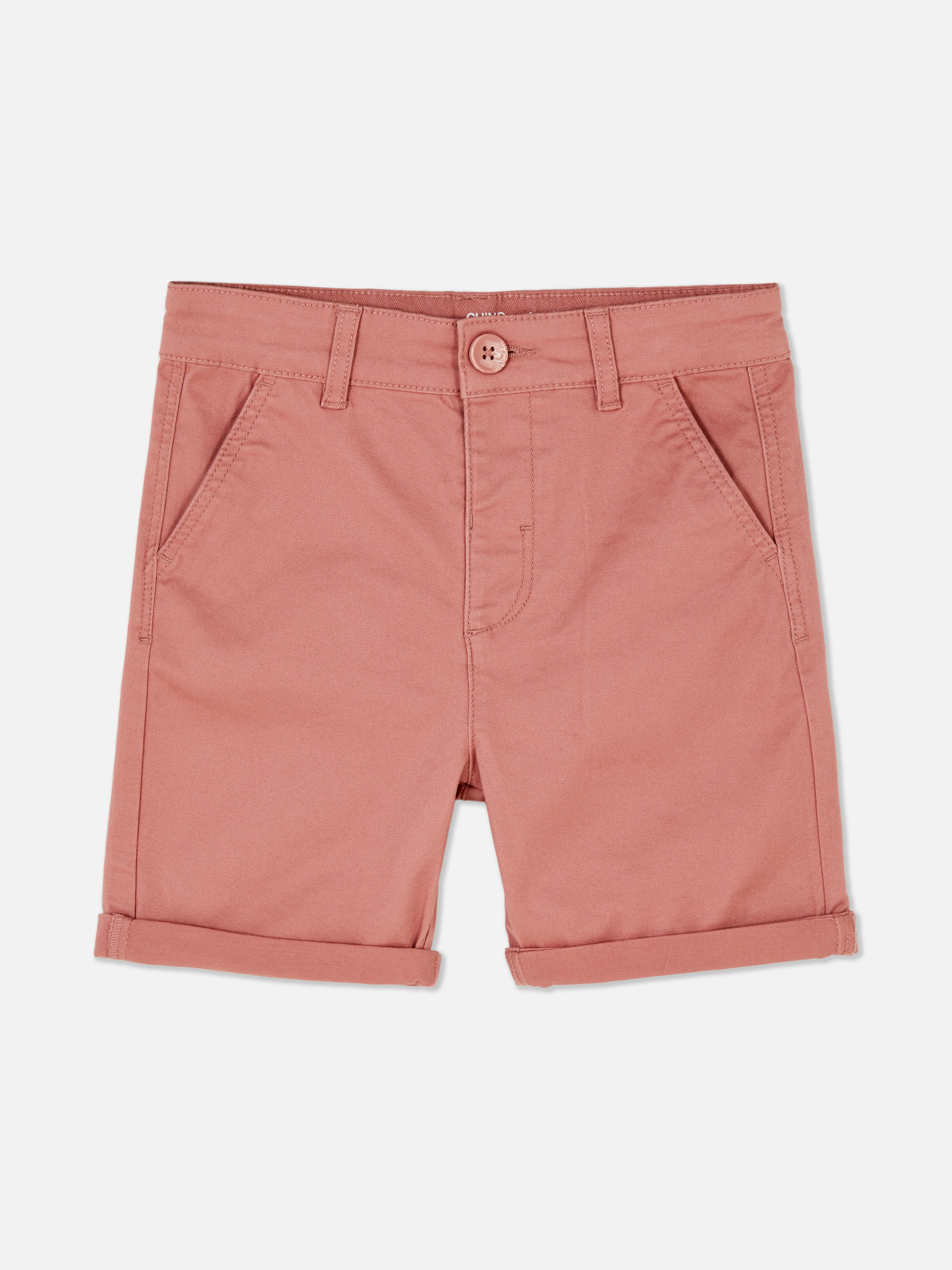Pantalones cortos de borde vuelto