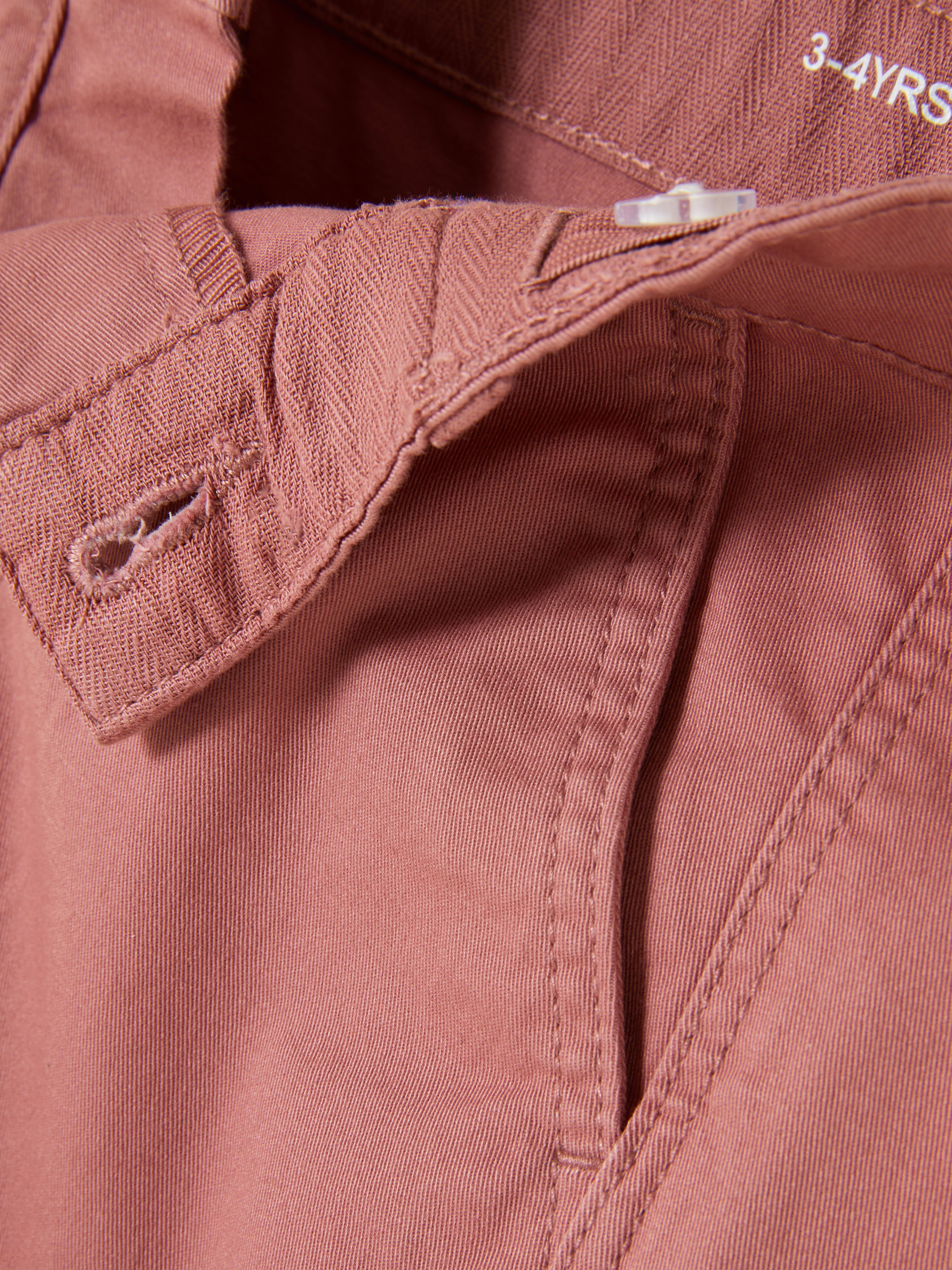 Pantalones cortos de borde vuelto
