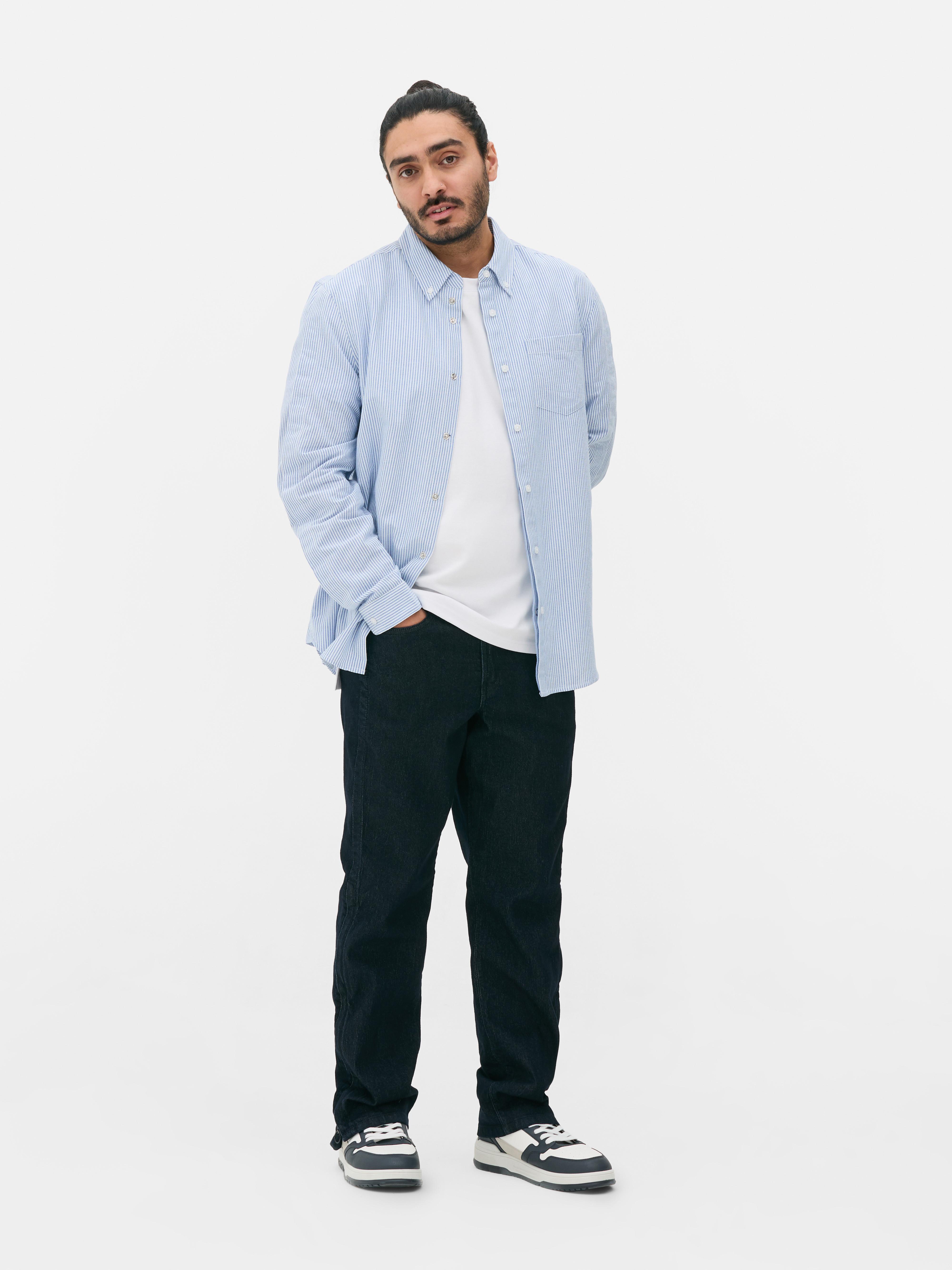 Camisa Oxford a rayas Adaptive