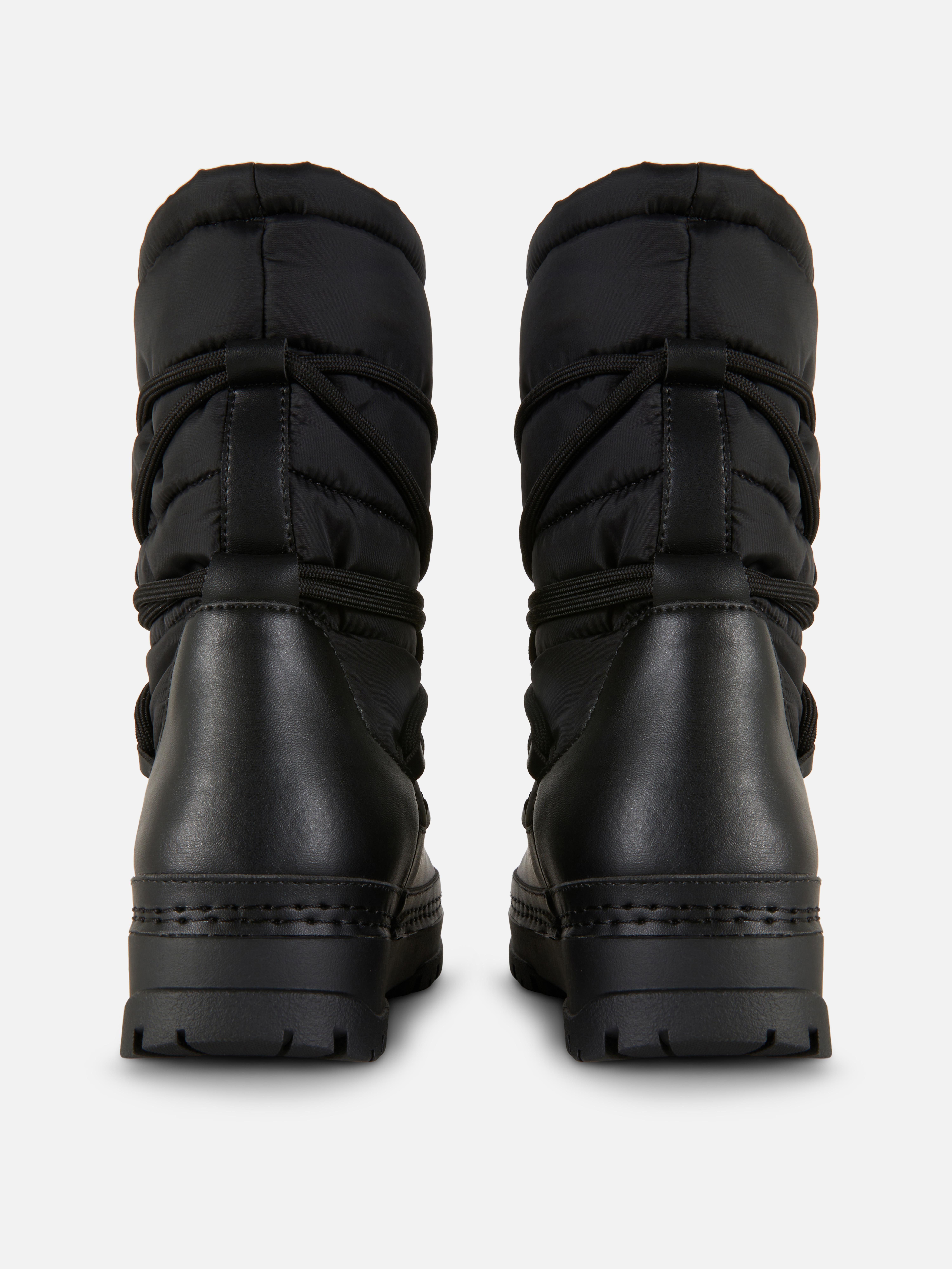 Women s Black 3M Thinsulate Winter Boots Primark