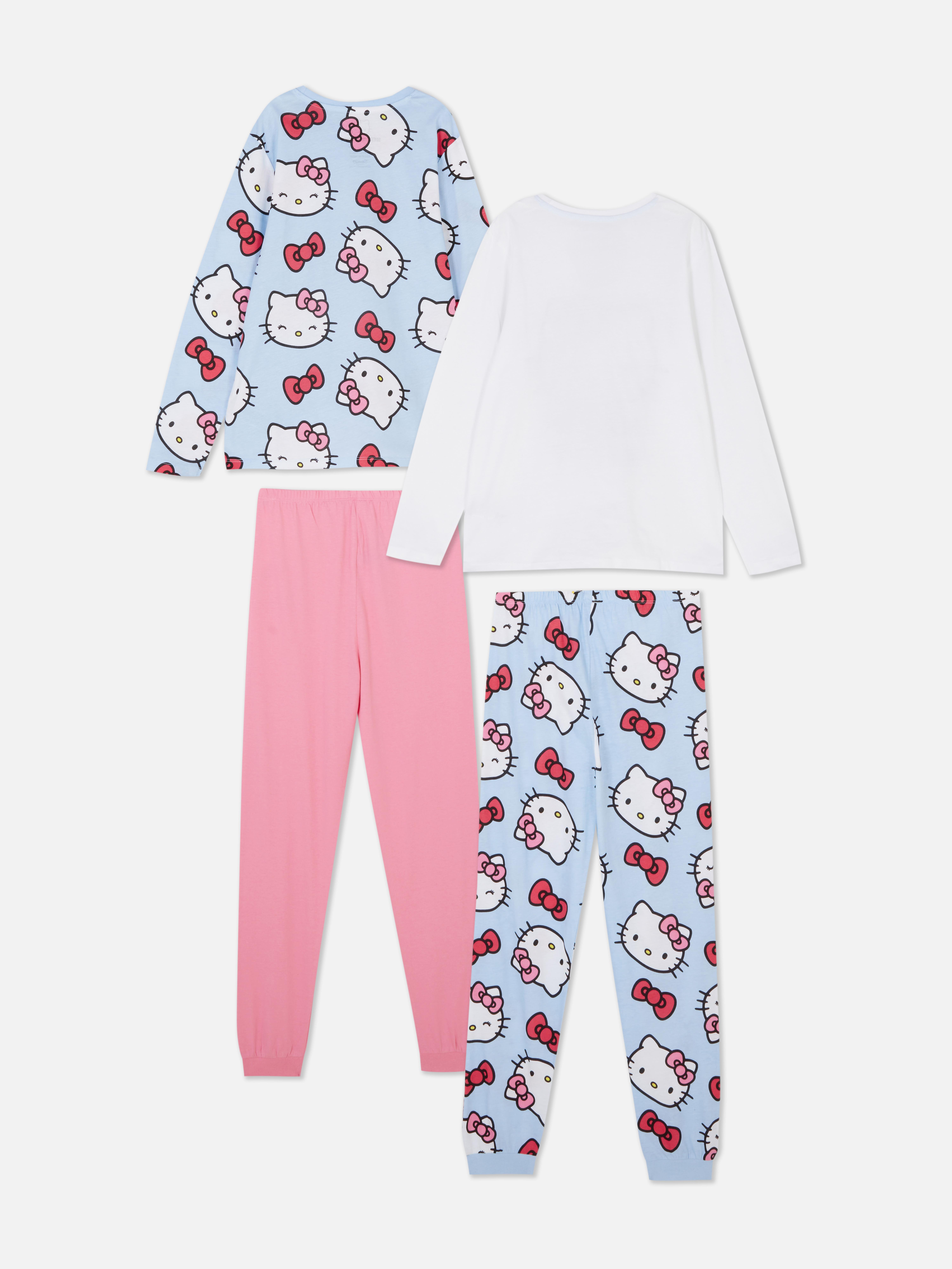 Pack de 2 pijamas con estampado gráfico de Hello Kitty