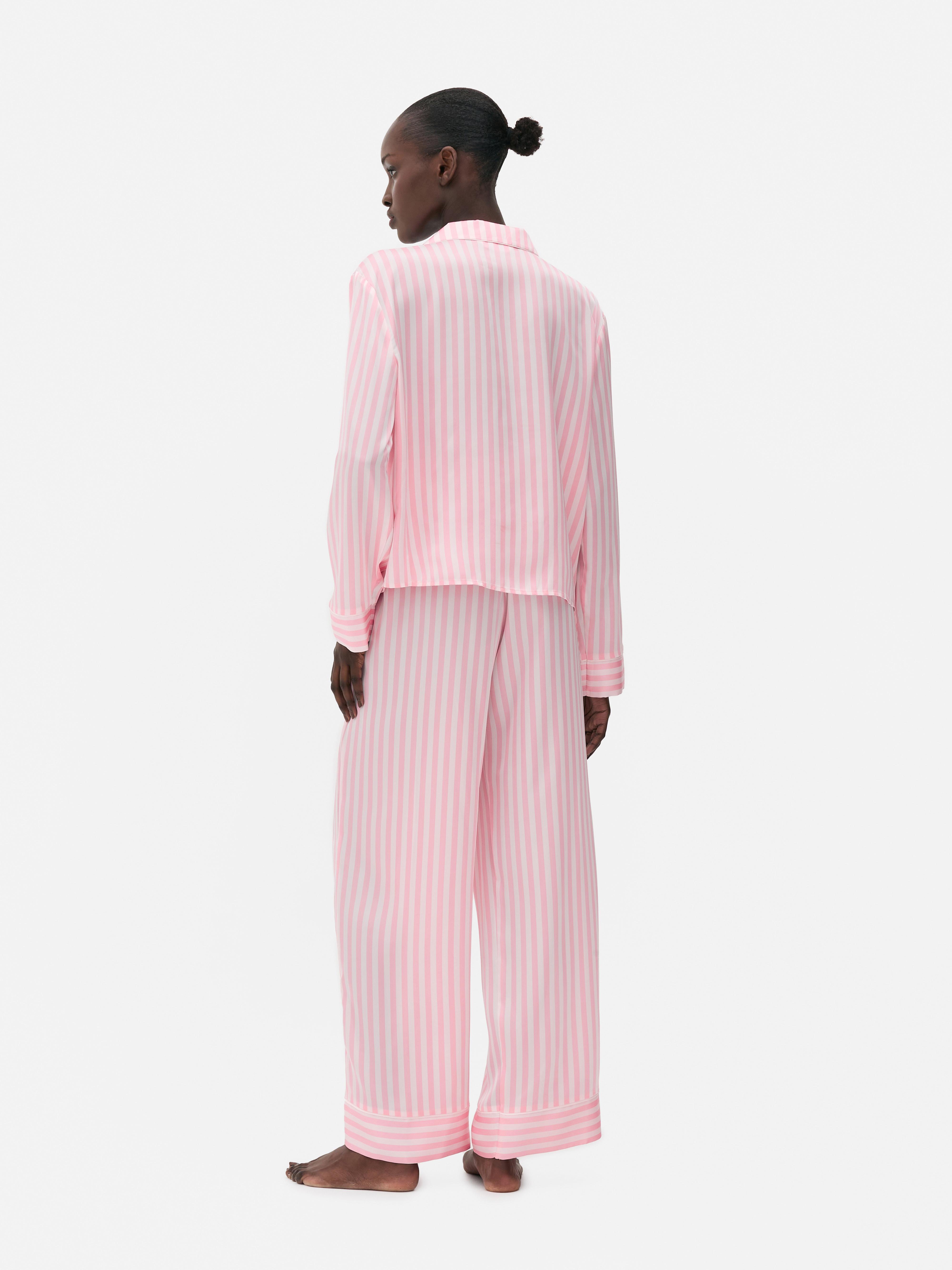 Satin Stripe Pyjamas