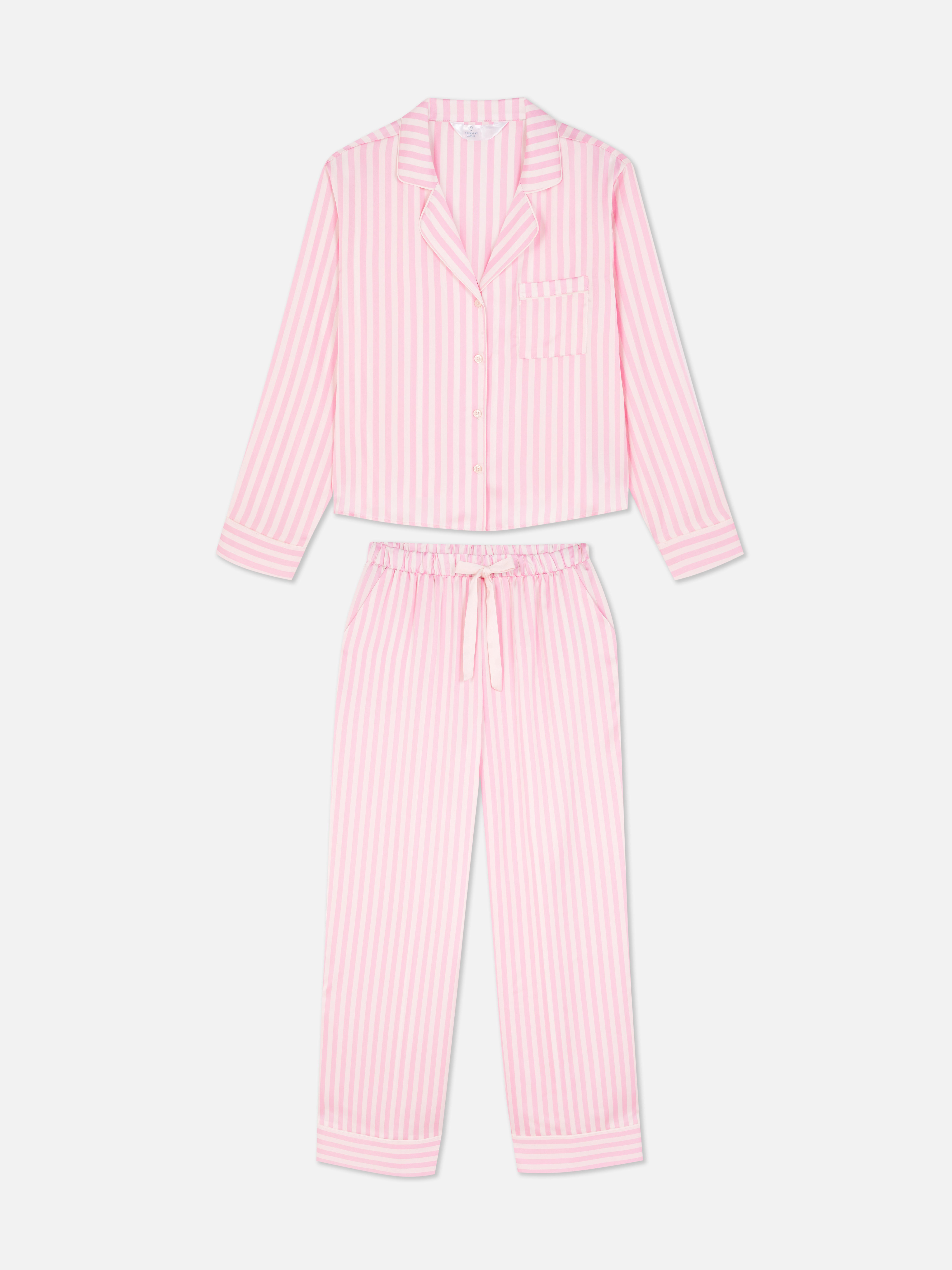 Satin Stripe Pyjamas