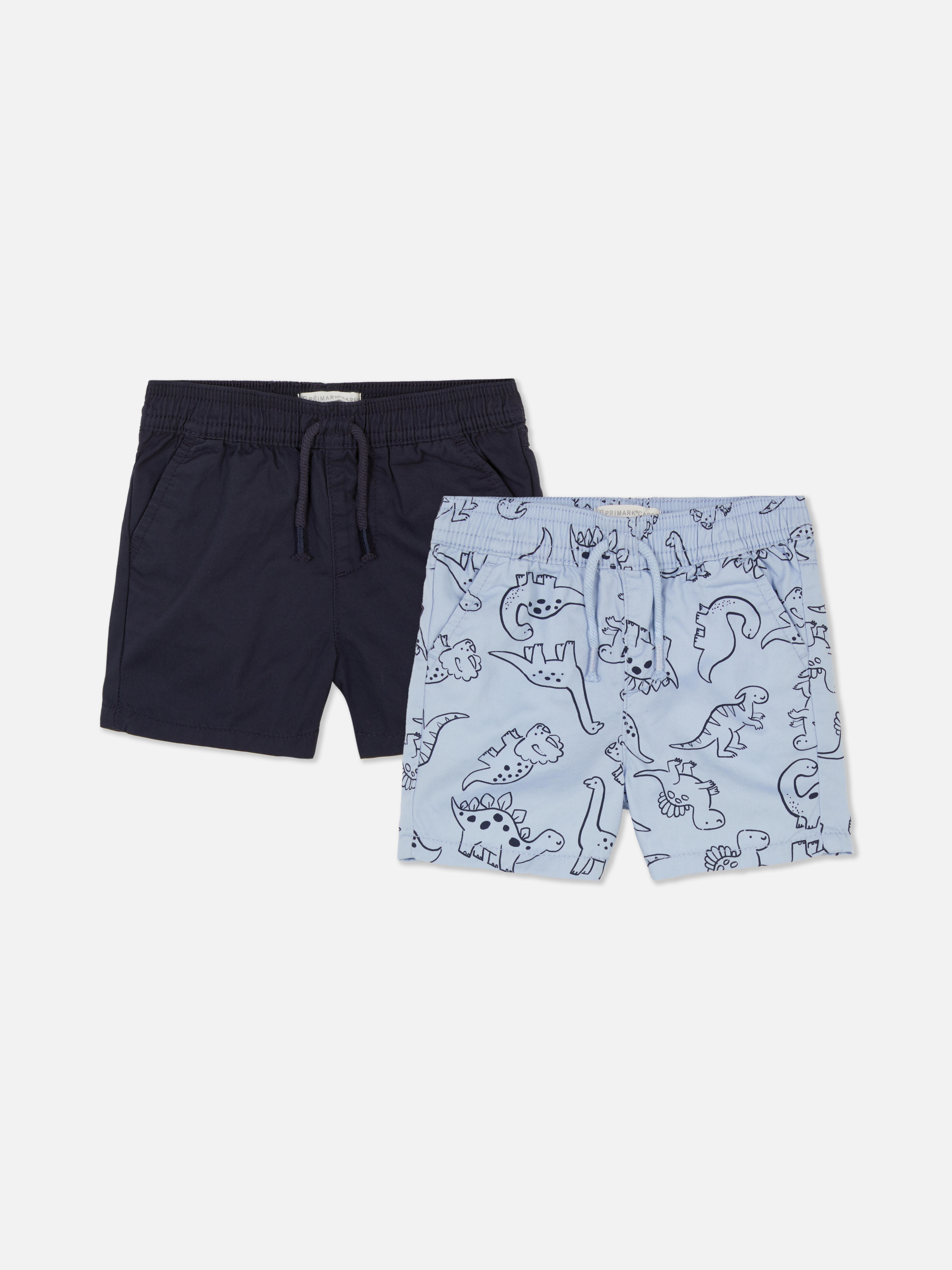 Lot de 2 shorts stretch à cordon de serrage