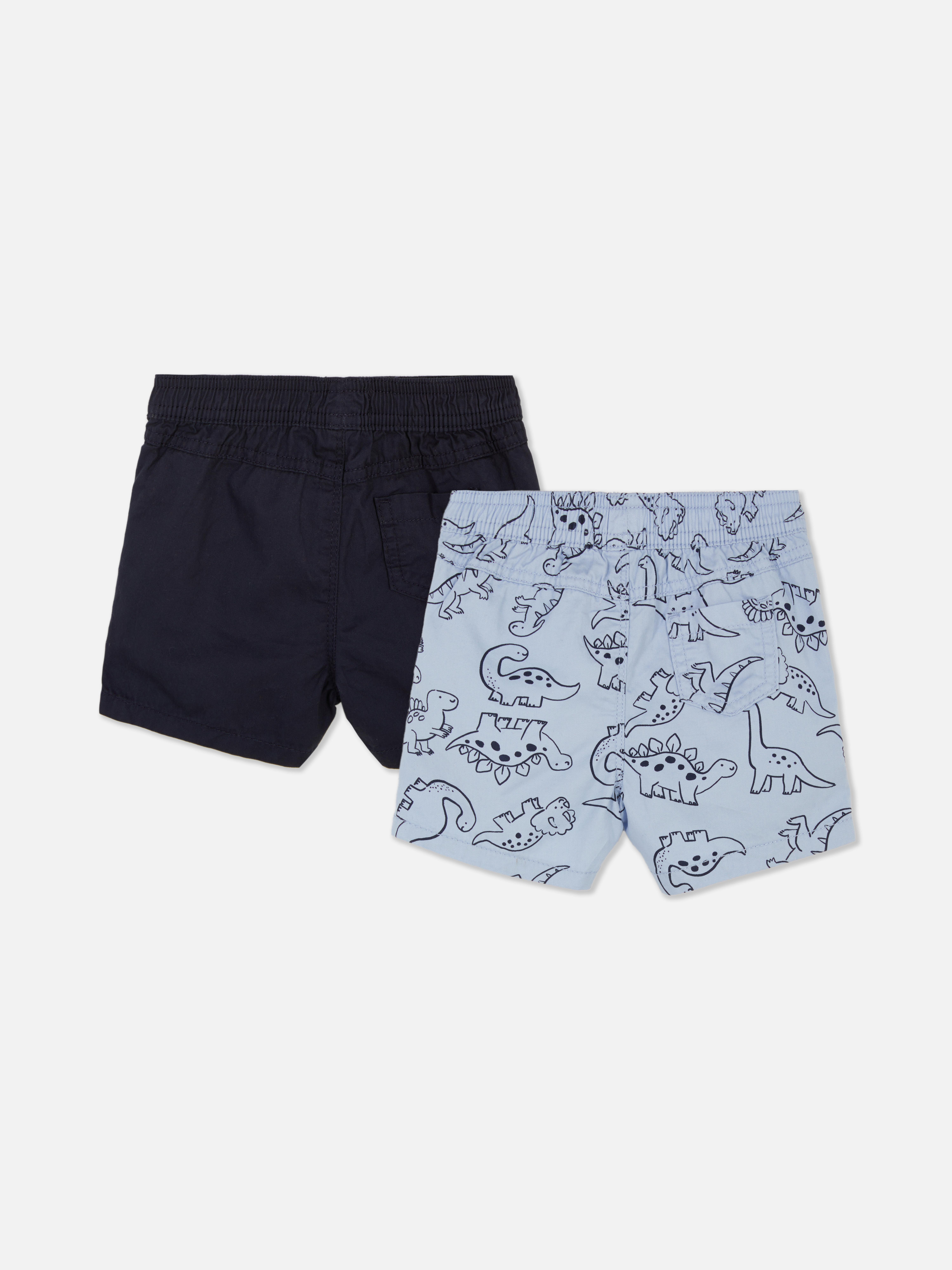 Pack 2 calções cordão elástico