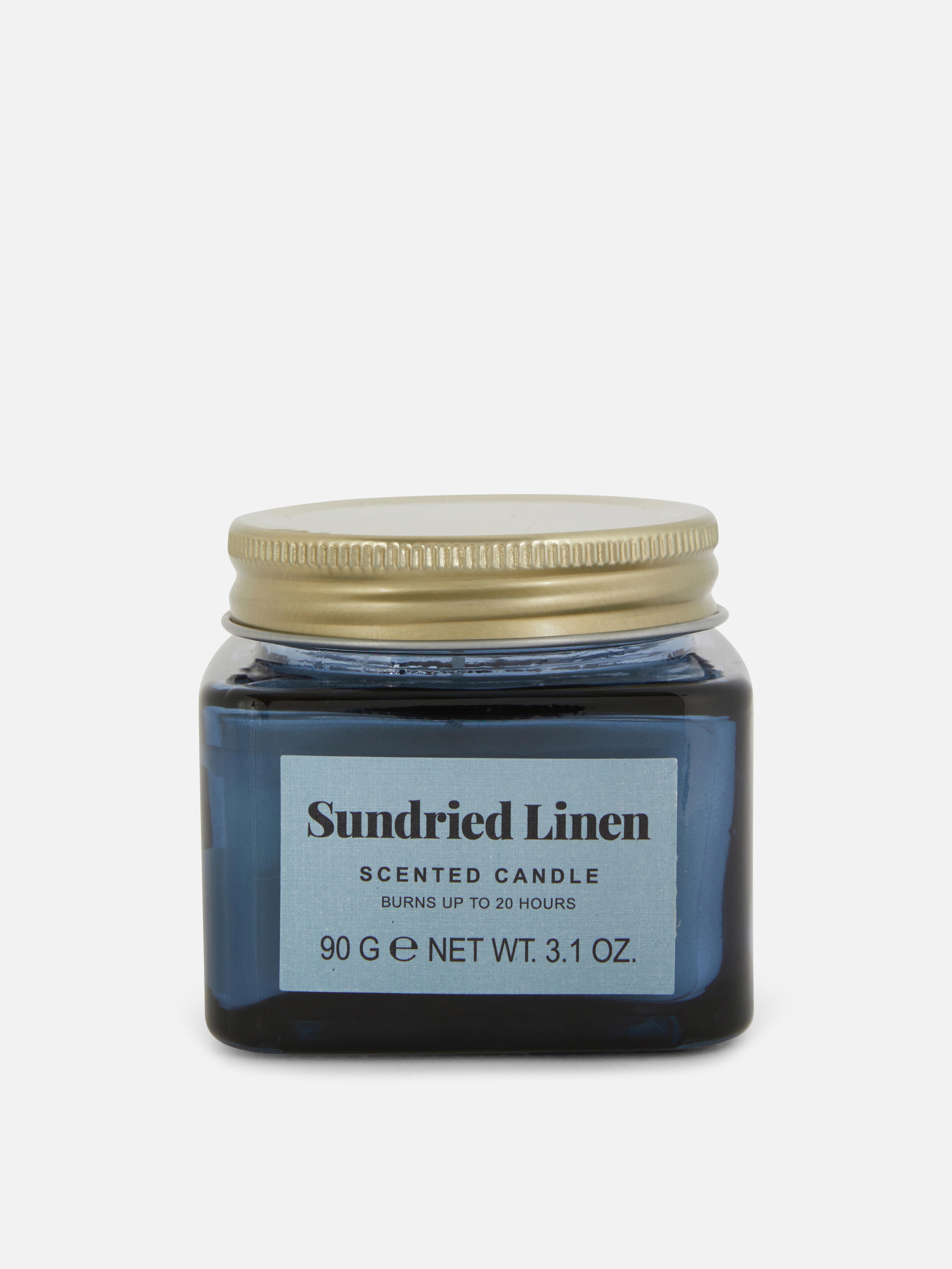 Geurkaars in glazen pot