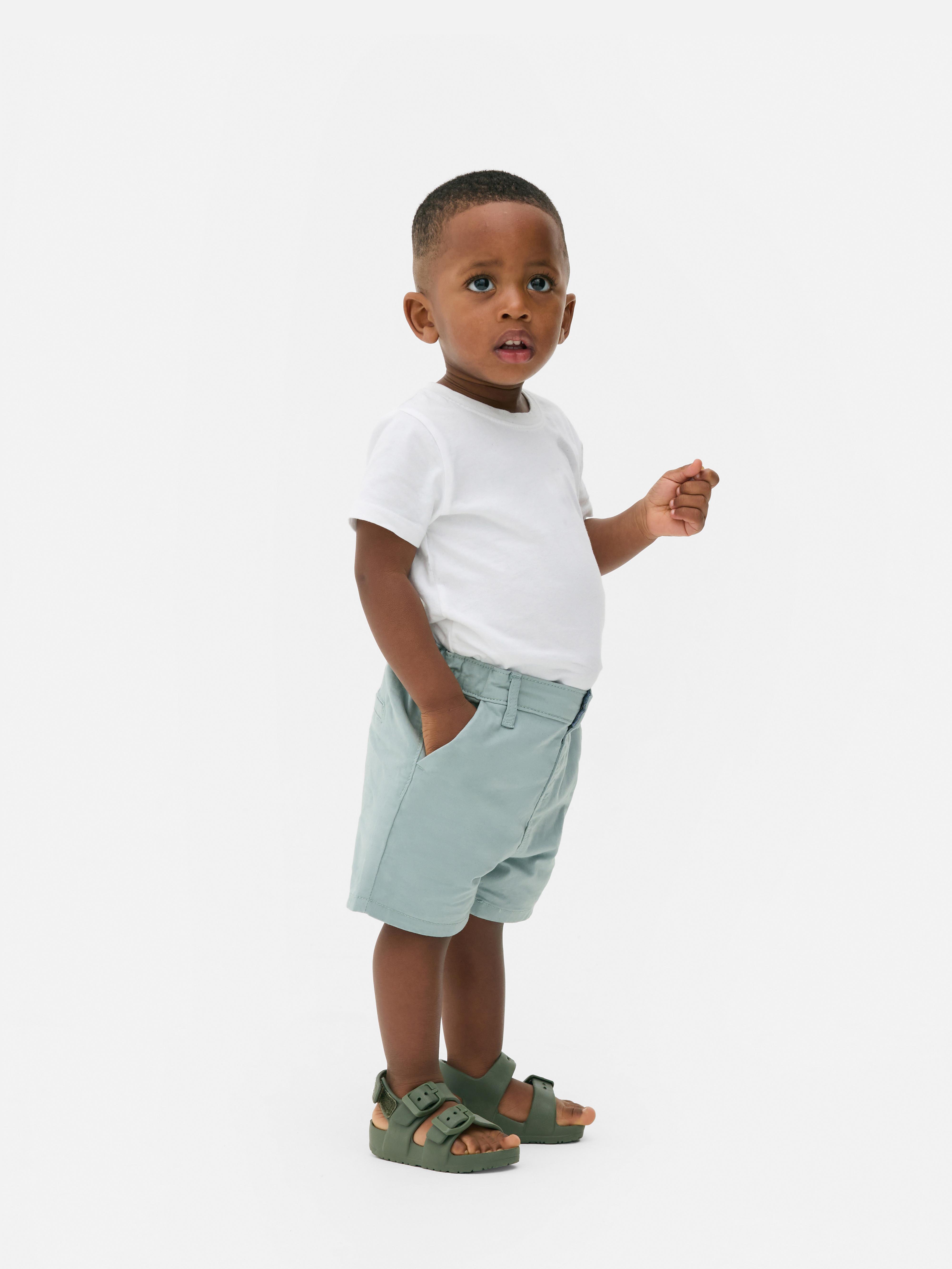Chinoshort met stretch