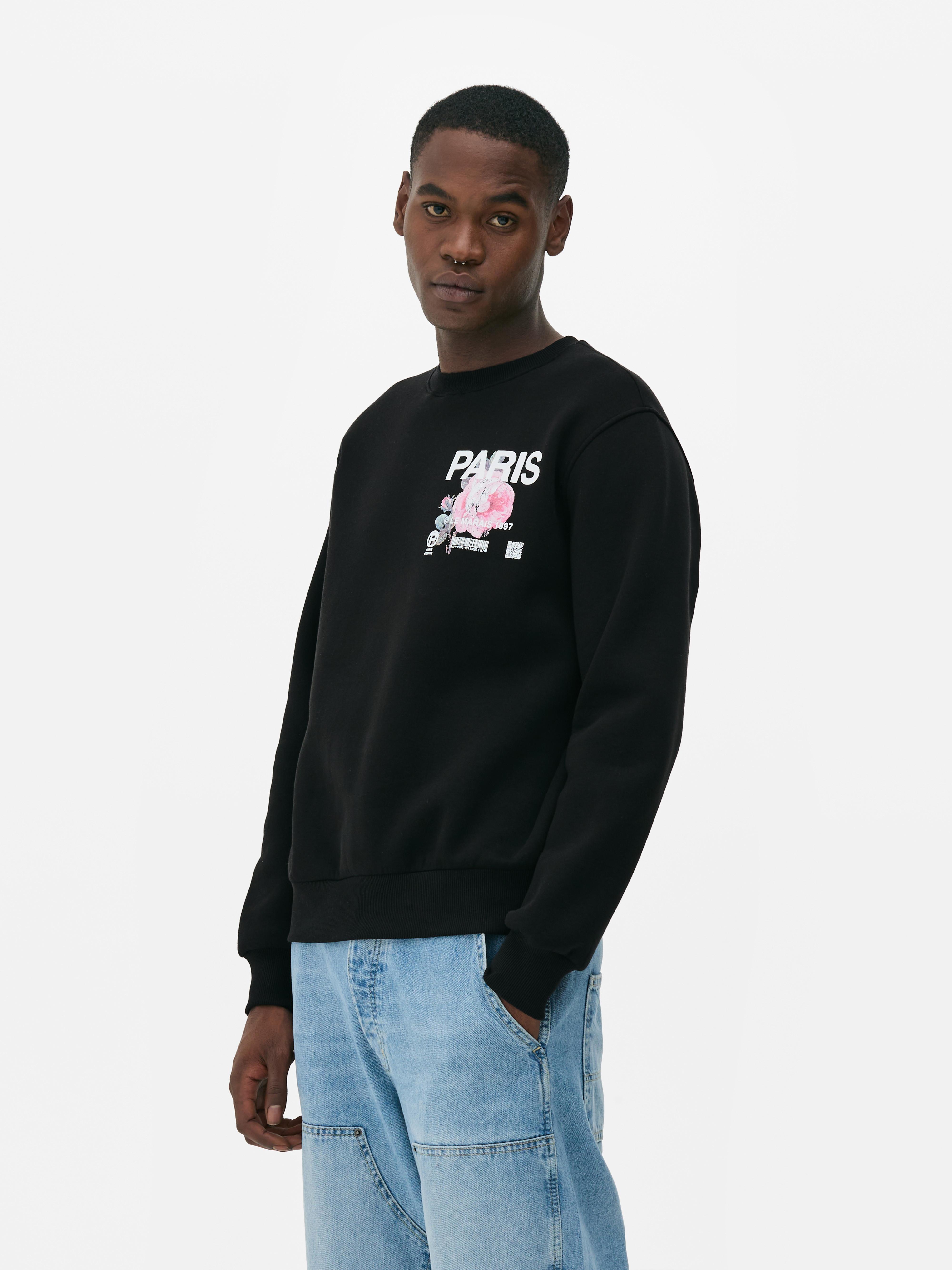 Floral sweatshirt mens sale